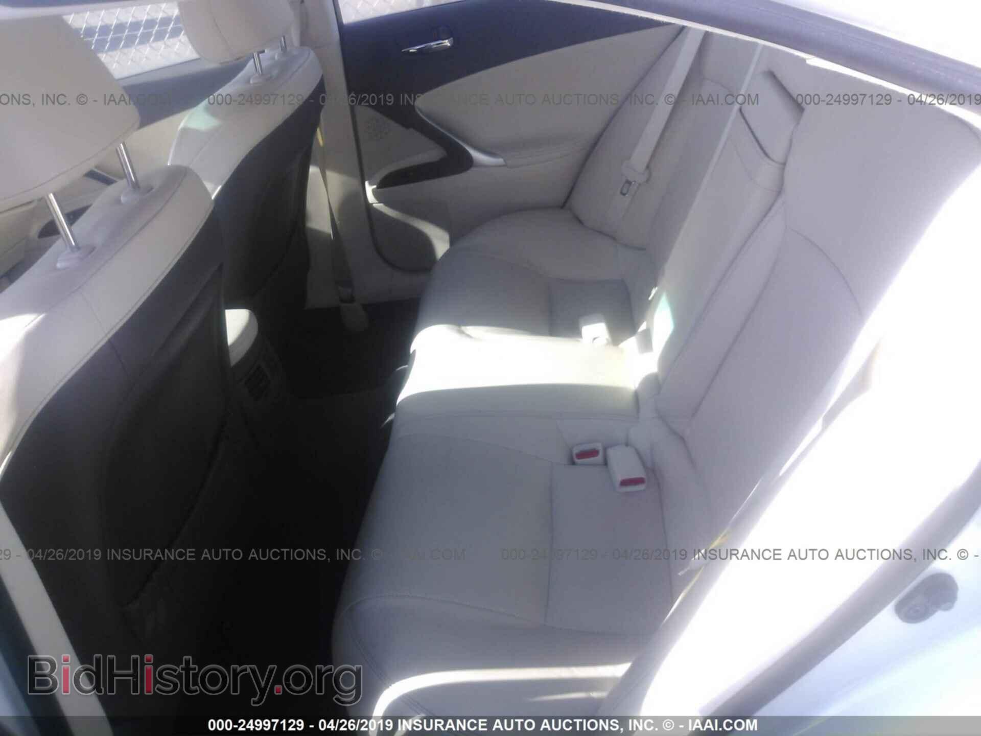 2012 LEXUS IS - VIN: JTHBF5C26C5176266 - Photo 8