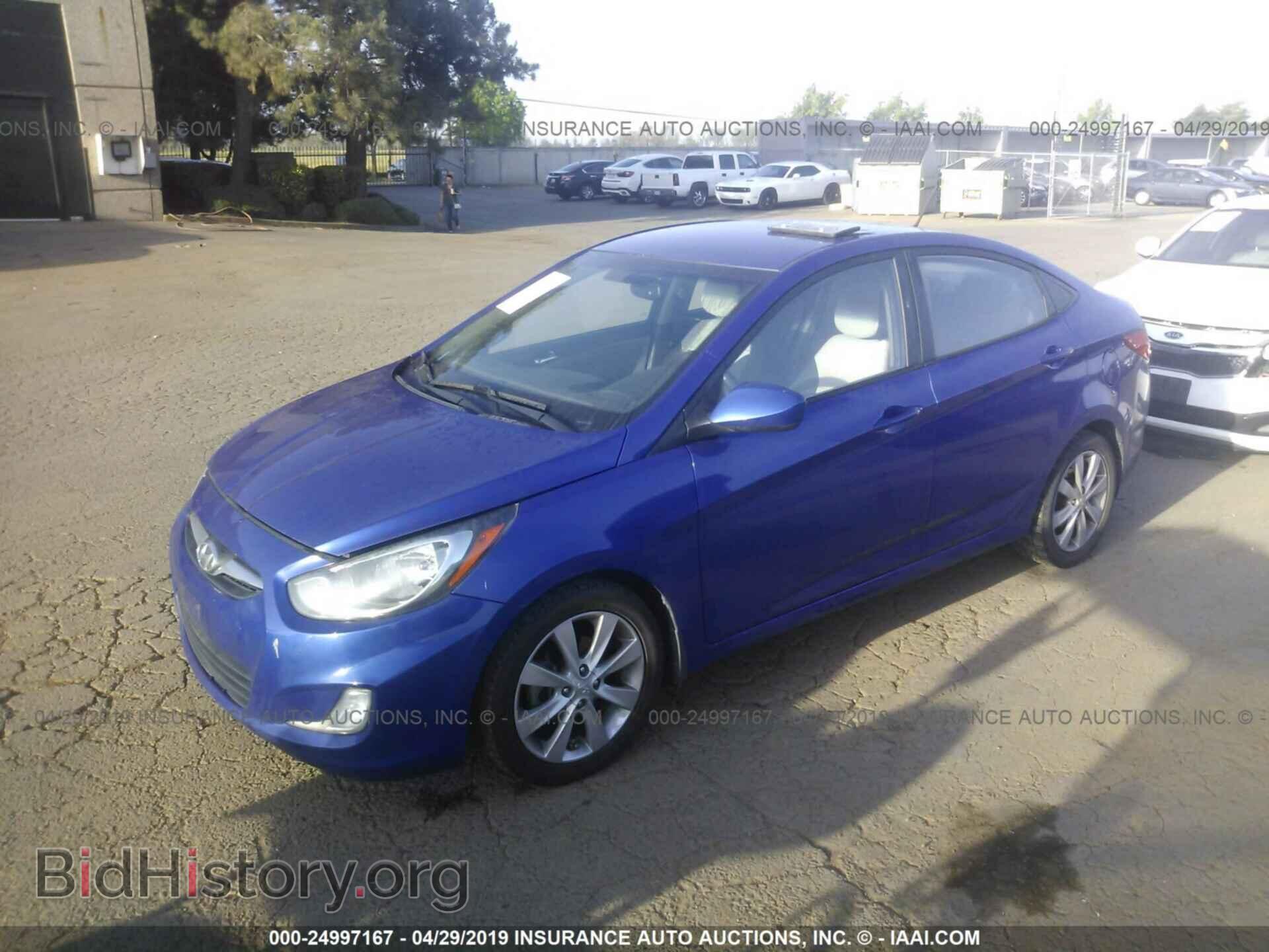 2012 HYUNDAI ACCENT - VIN: KMHCU4AE7CU270886 - Фото 2