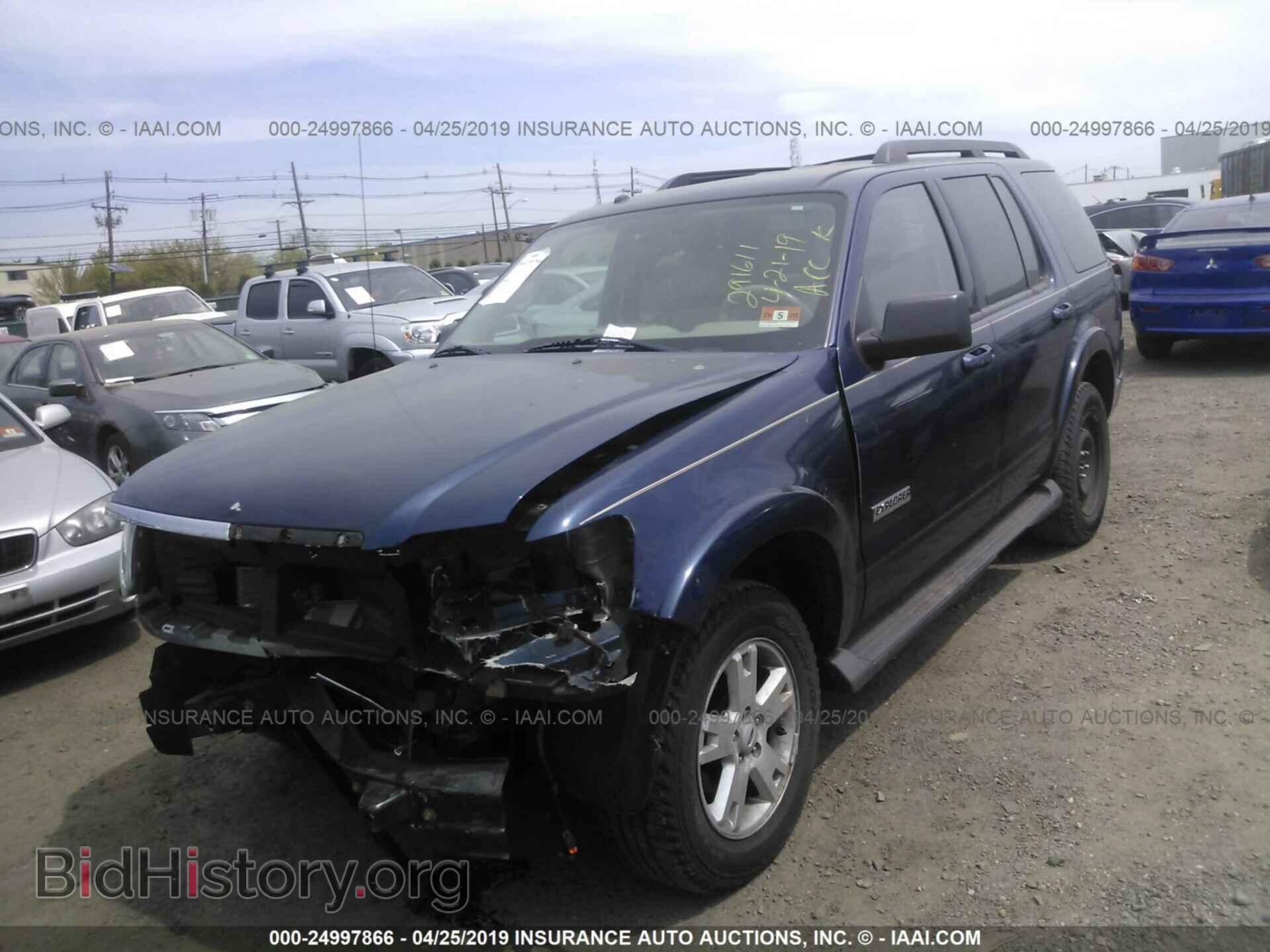 2007 FORD EXPLORER - VIN: 1FMEU73E37UA90625 - Фото 2