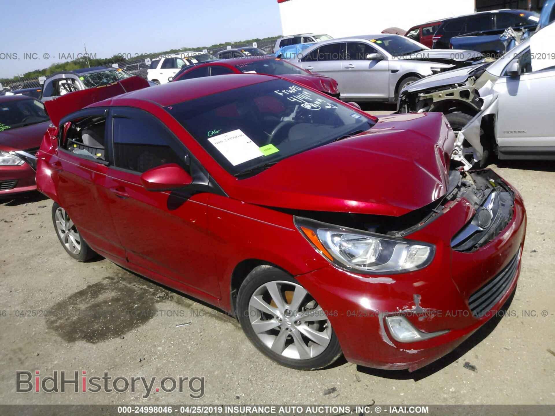 Фотография KMHCU4AE0CU227121 - HYUNDAI ACCENT 2012