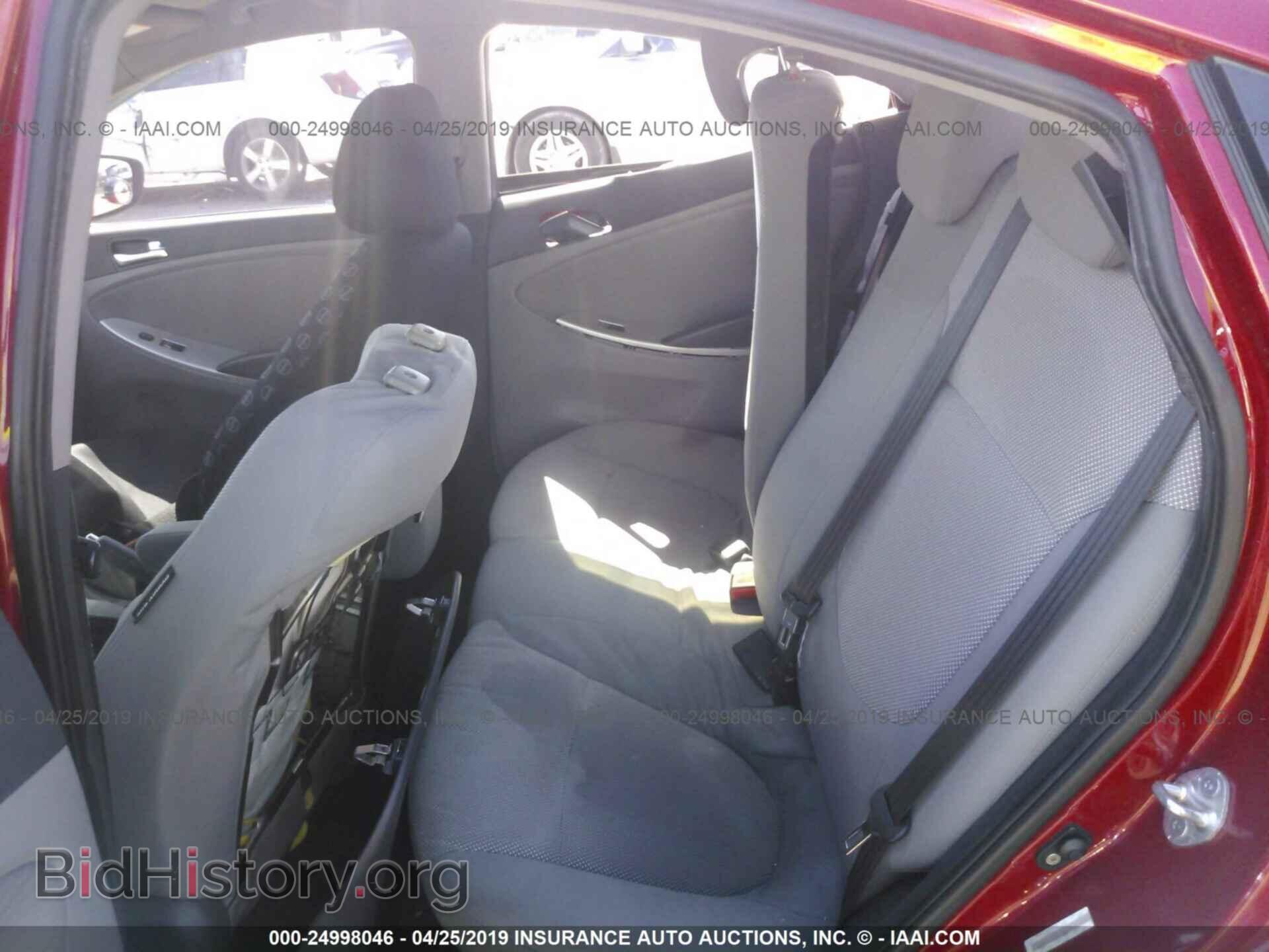 2012 HYUNDAI ACCENT - VIN: KMHCU4AE0CU227121 - Фото 8