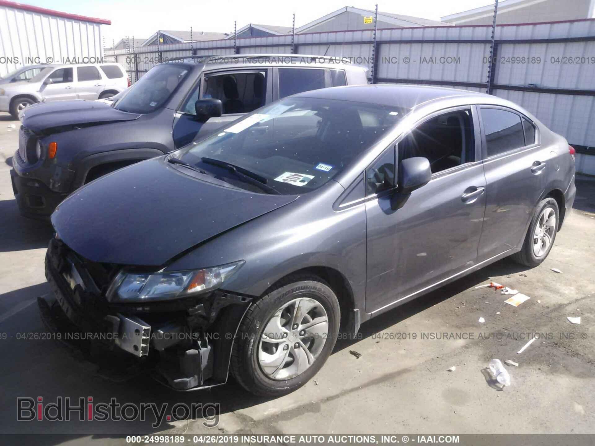 2013 HONDA CIVIC - VIN: 2HGFB2F52DH543940 - Фото 2