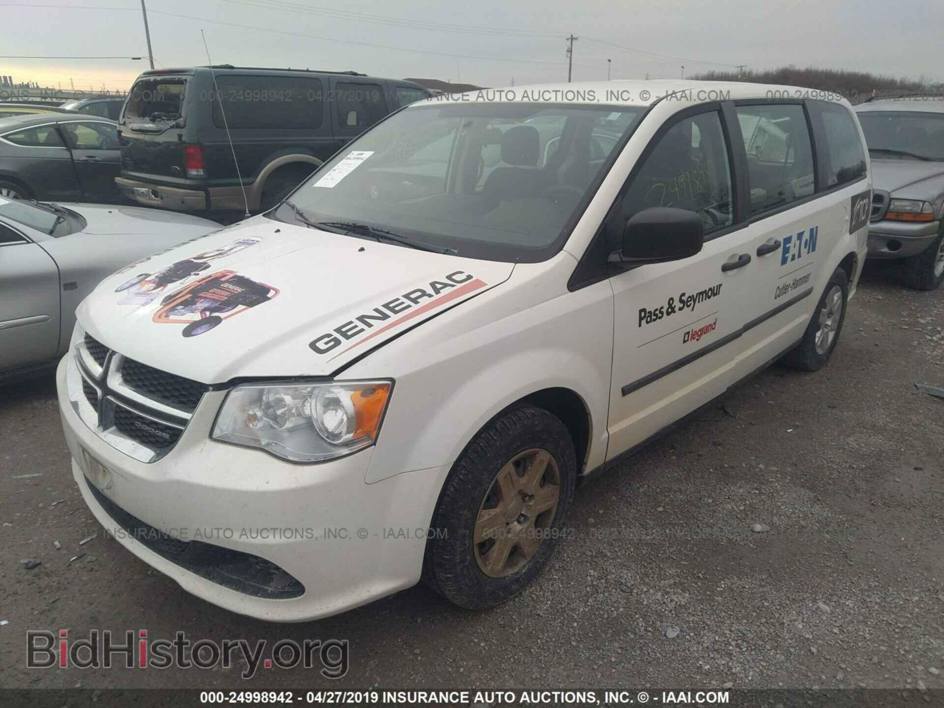2012 DODGE GRAND CARAVAN - VIN: 2C4RDGBG6CR182540 - Фото 2