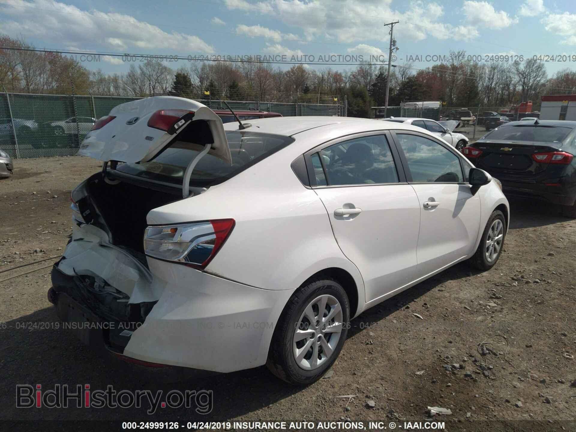 2016 KIA RIO - VIN: KNADM4A37G6569227 - Фото 4