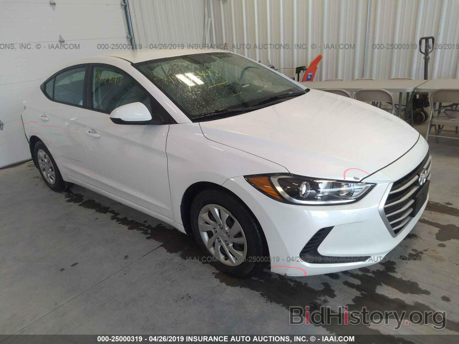 Photo 5NPD74LF1HH174484 - HYUNDAI ELANTRA 2017