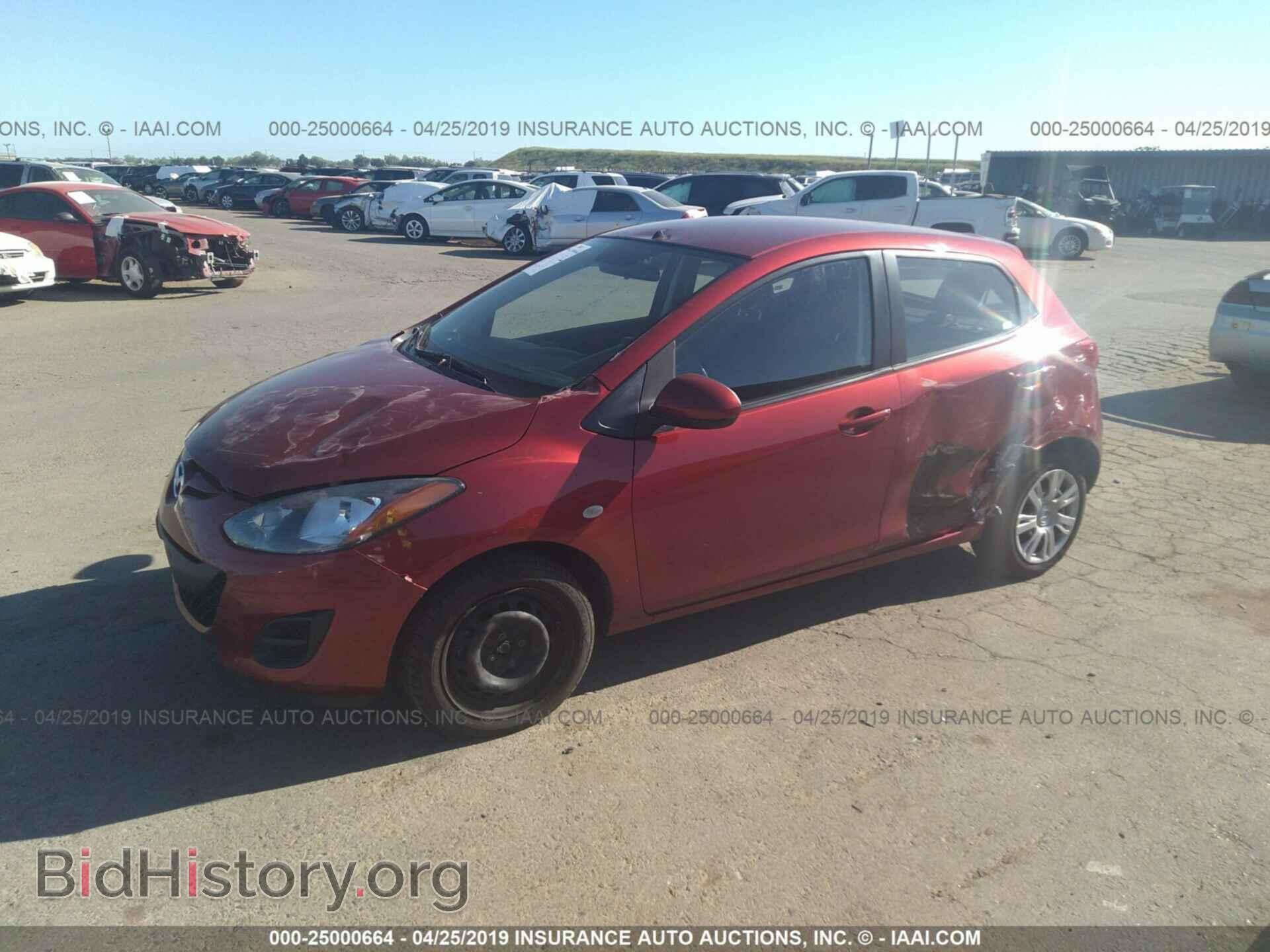 2014 MAZDA MAZDA2 - VIN: JM1DE1KZ9E0186794 - Фото 2