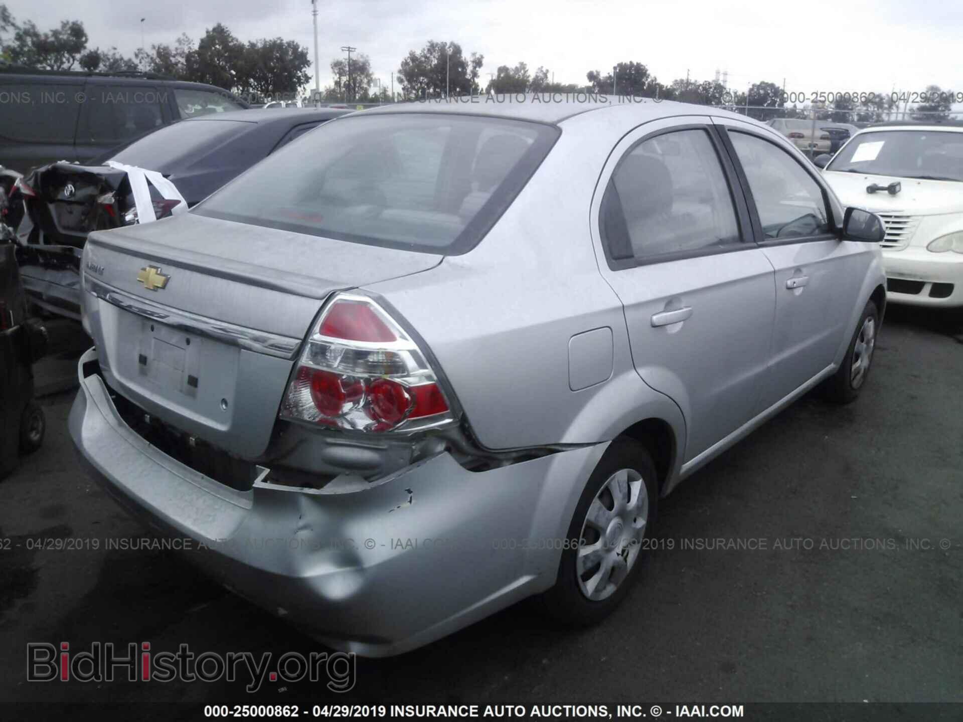 2011 CHEVROLET AVEO - VIN: KL1TD5DE6BB183214 - Фото 4