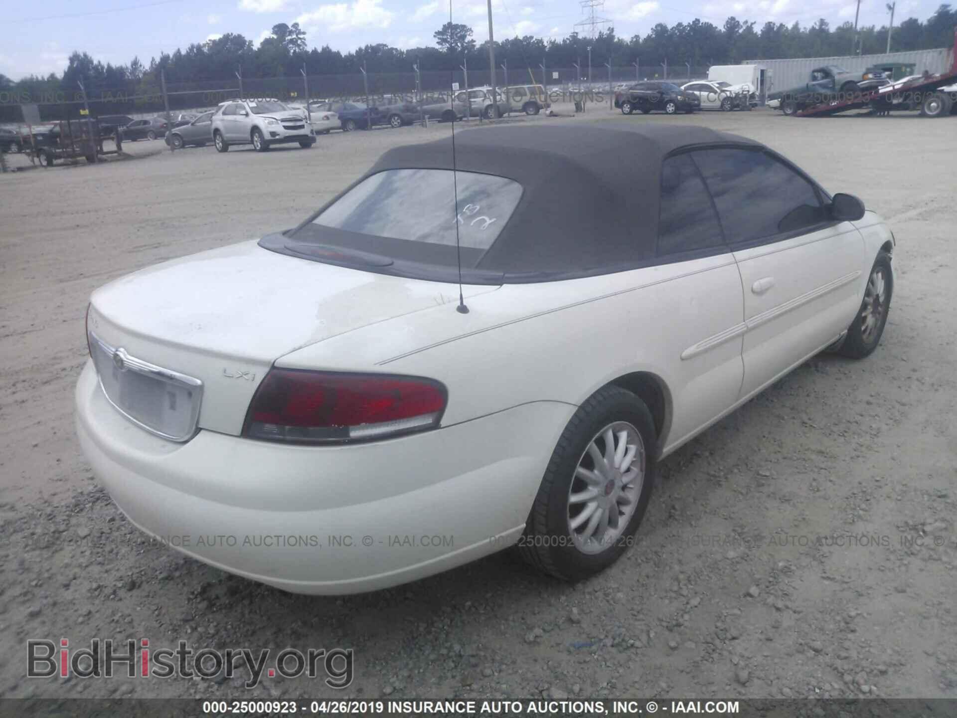 2003 CHRYSLER SEBRING - VIN: 1C3EL55T33N573077 - Фото 4