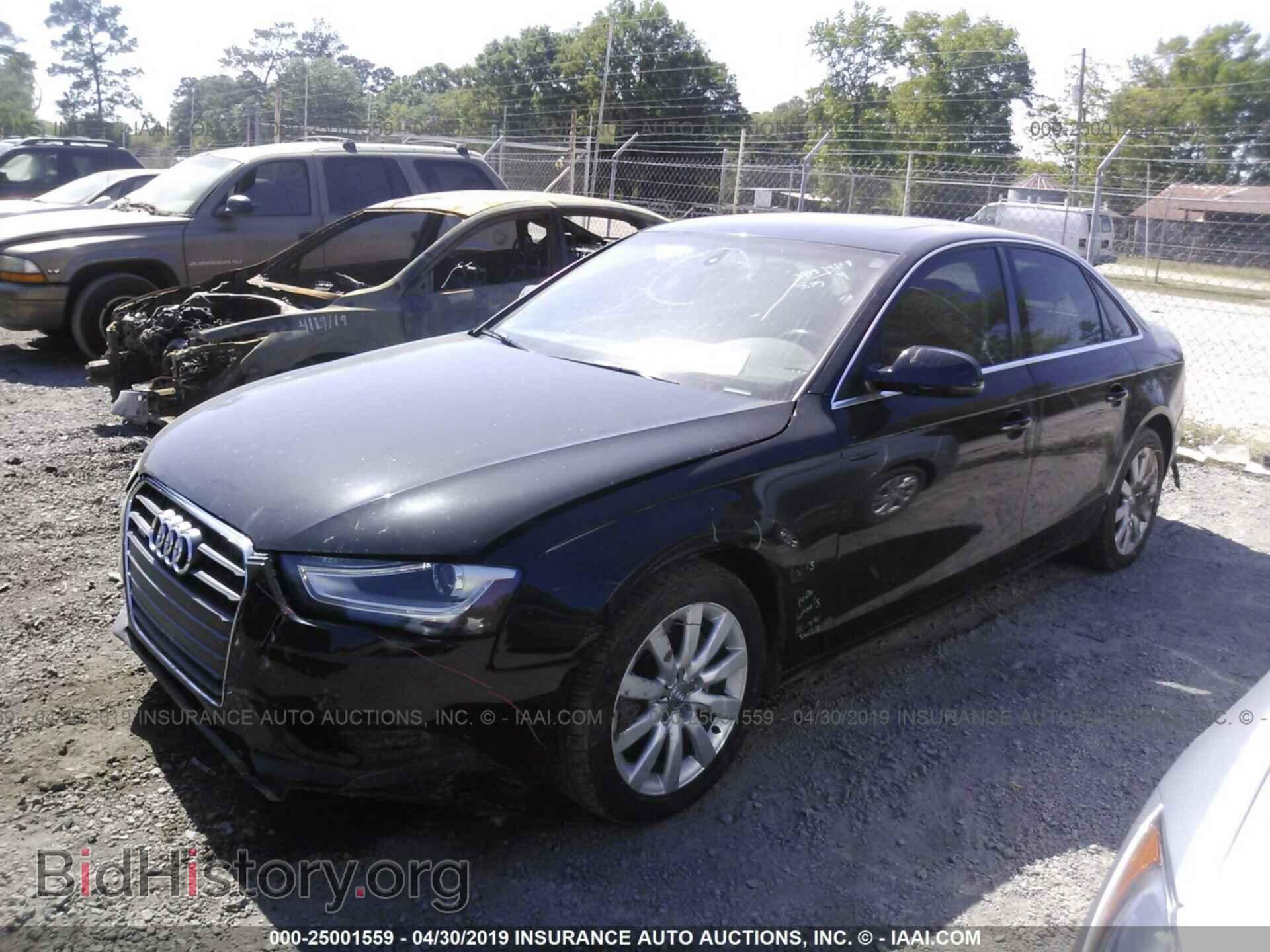 2013 AUDI A4 - VIN: WAUBFAFL3DN012437 - Photo 2