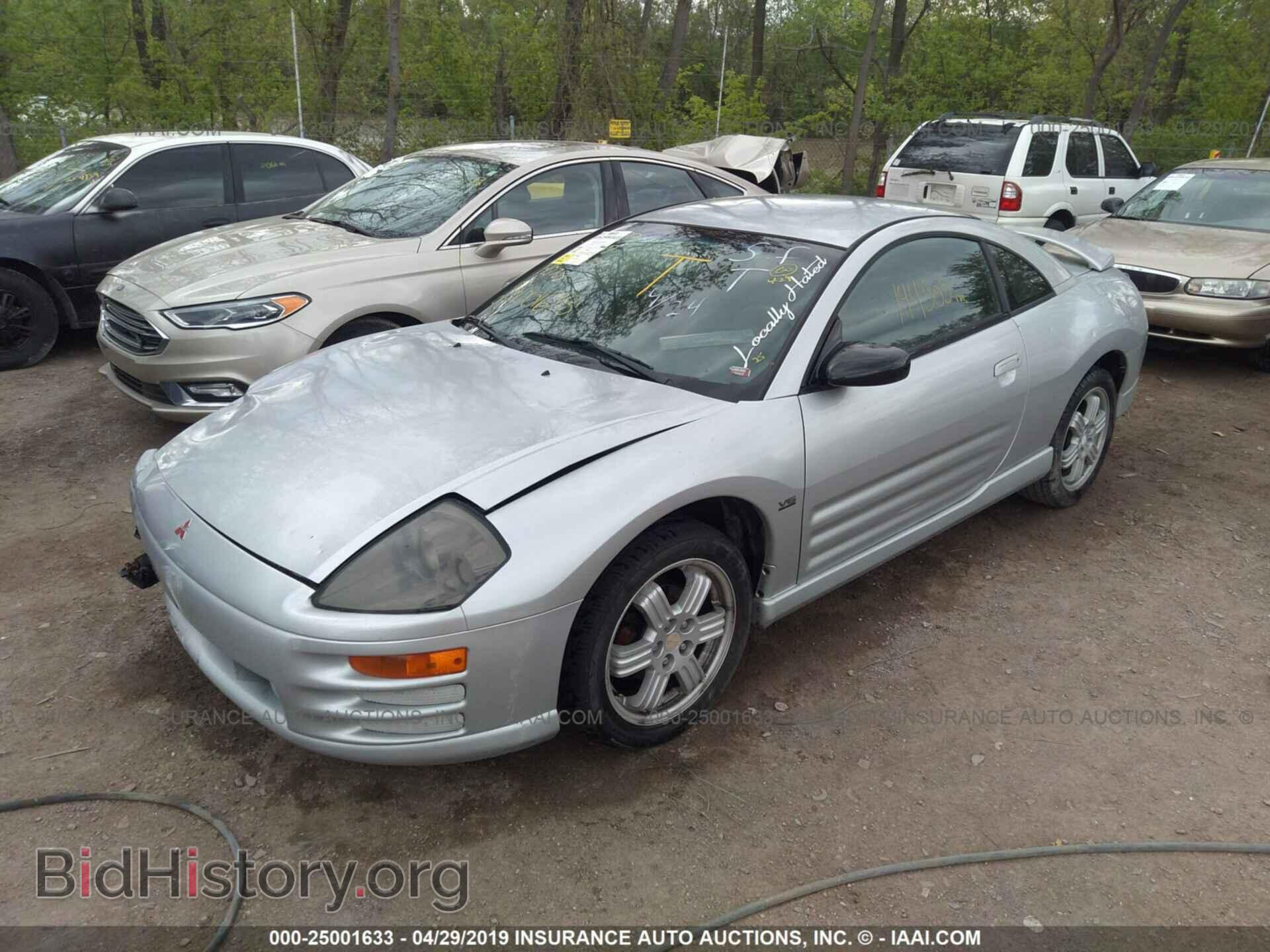 2001 MITSUBISHI ECLIPSE - VIN: 4A3AC84H11E012377 - Фото 2