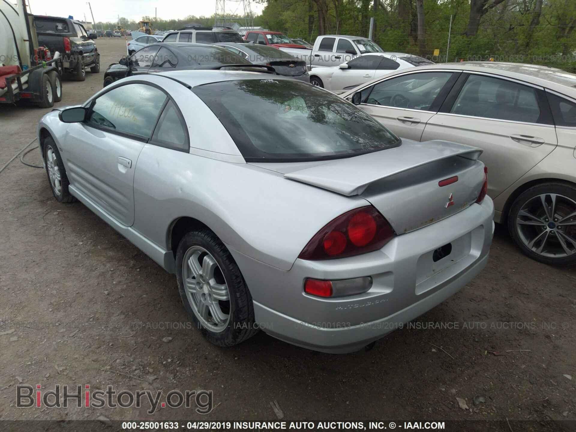 2001 MITSUBISHI ECLIPSE - VIN: 4A3AC84H11E012377 - Фото 3