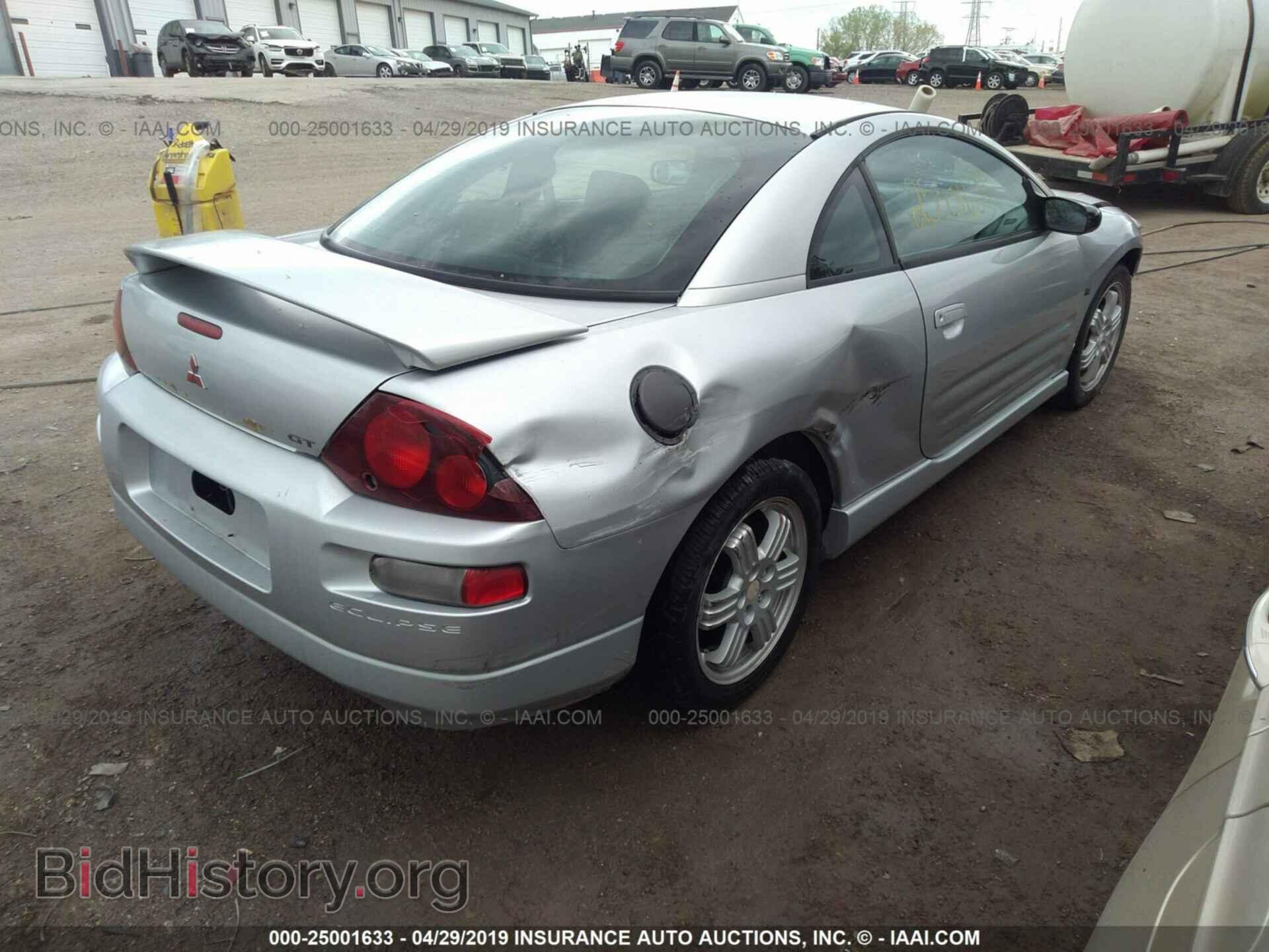 2001 MITSUBISHI ECLIPSE - VIN: 4A3AC84H11E012377 - Фото 4
