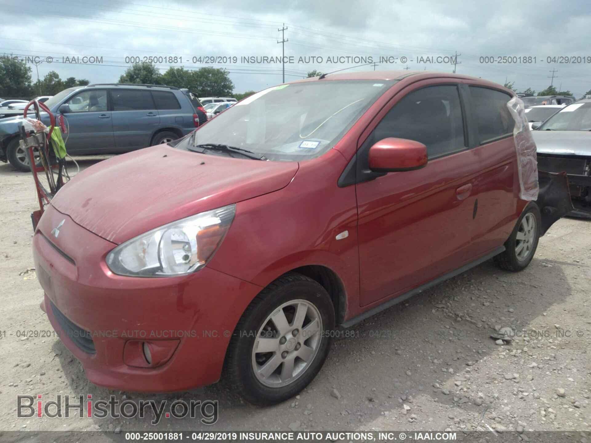 2014 Mitsubishi Mirage - VIN: ML32A4HJ8EH018347 - Фото 2
