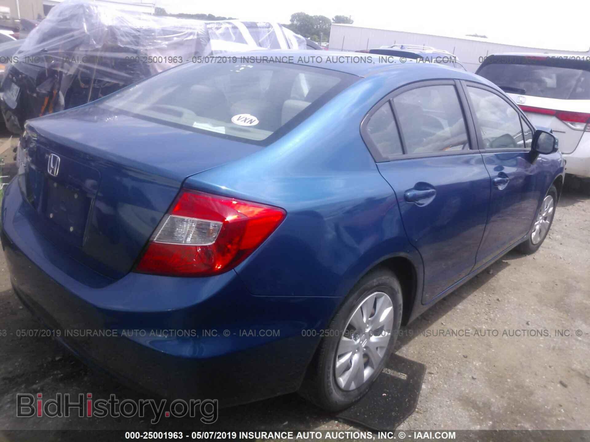 2012 HONDA CIVIC - VIN: 2HGFB2F53CH535702 - Фото 4