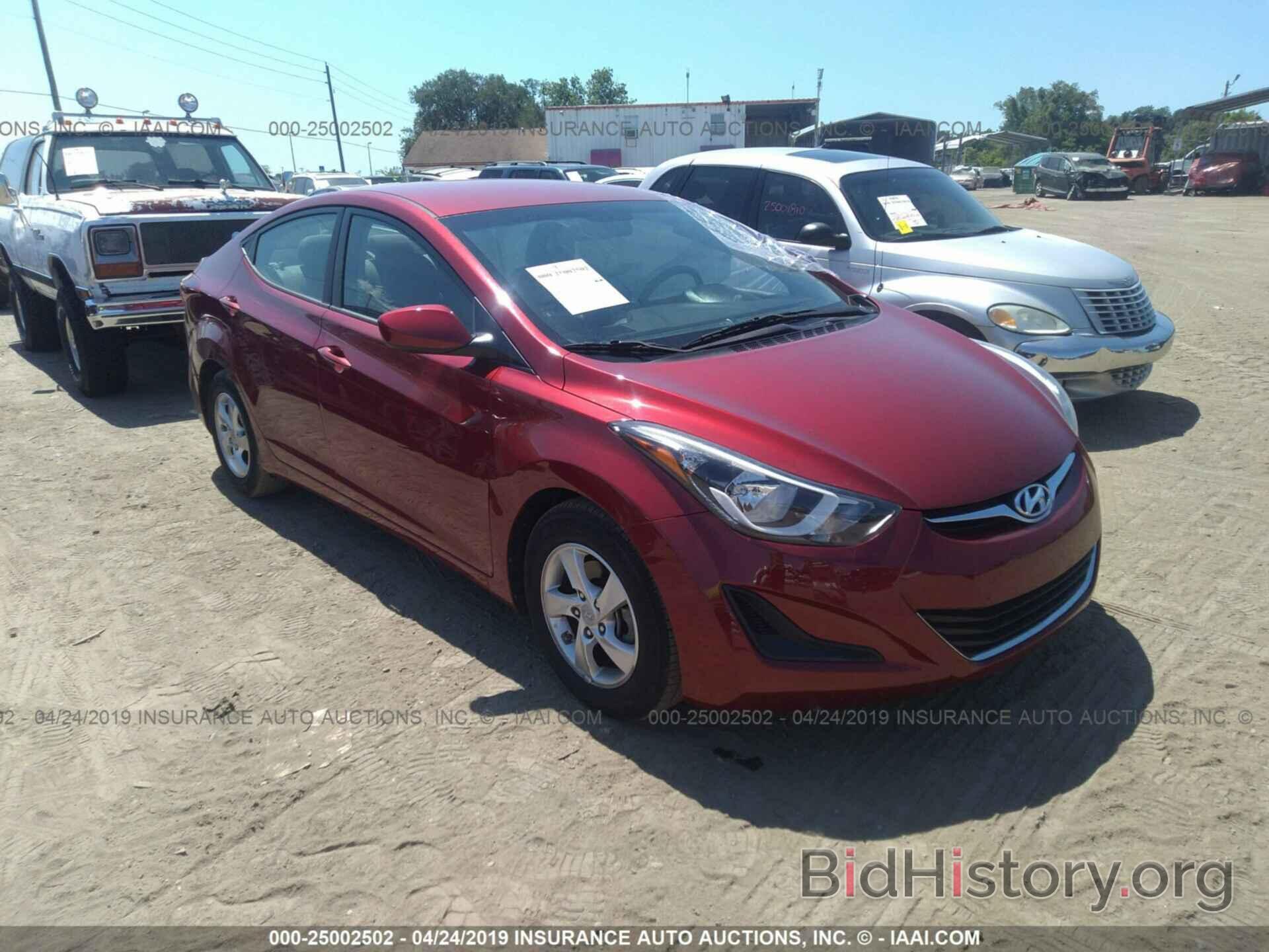 Photo 5NPDH4AE2EH510274 - HYUNDAI ELANTRA 2014