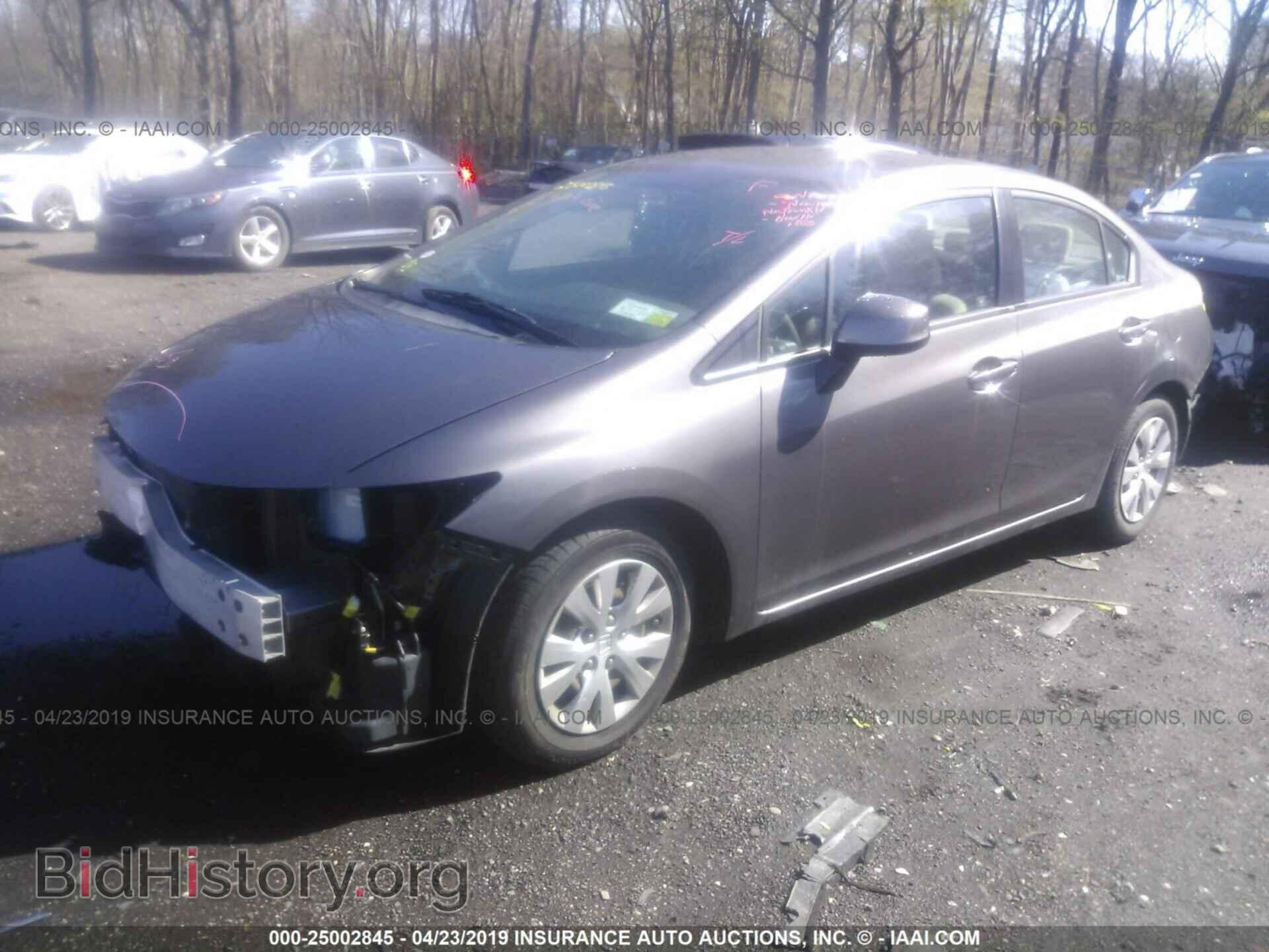2012 HONDA CIVIC - VIN: 19XFB2F57CE358193 - Фото 2