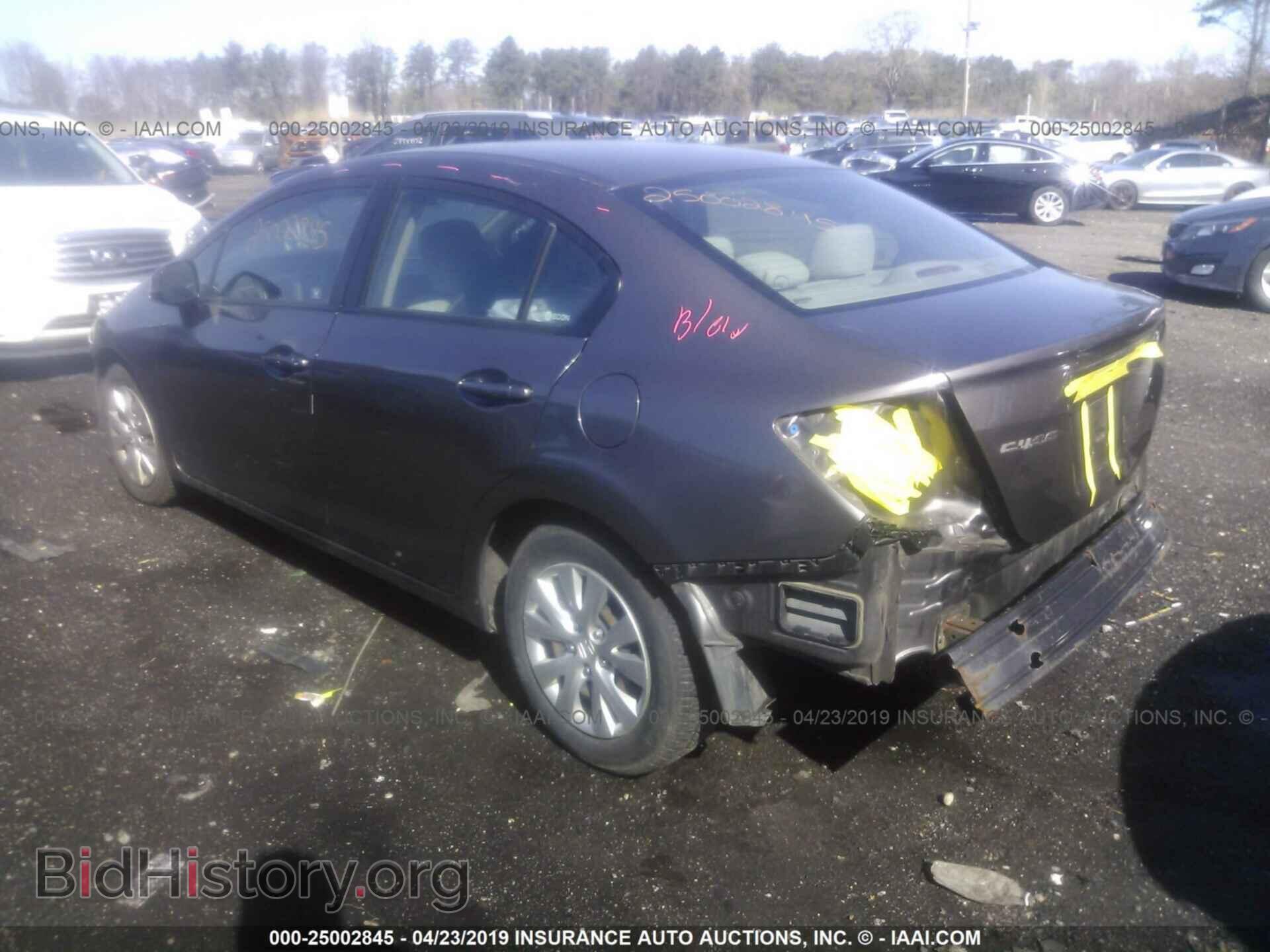 2012 HONDA CIVIC - VIN: 19XFB2F57CE358193 - Фото 3