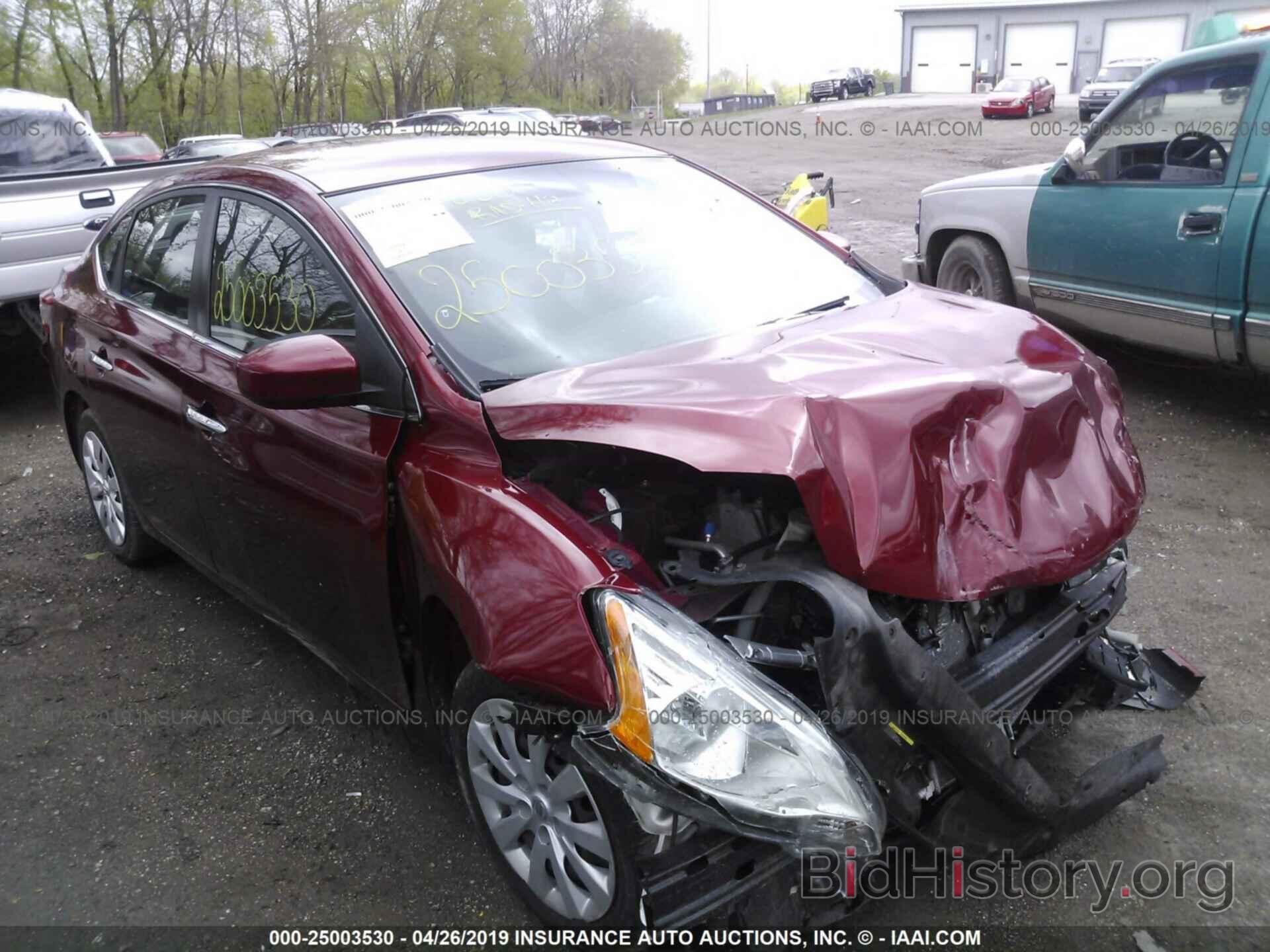 Photo 3N1AB7AP3FL638342 - NISSAN SENTRA 2015