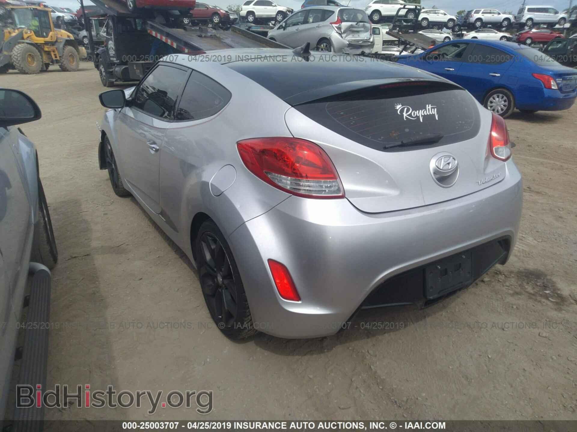 2012 HYUNDAI VELOSTER - VIN: KMHTC6AD4CU036291 - Фото 3