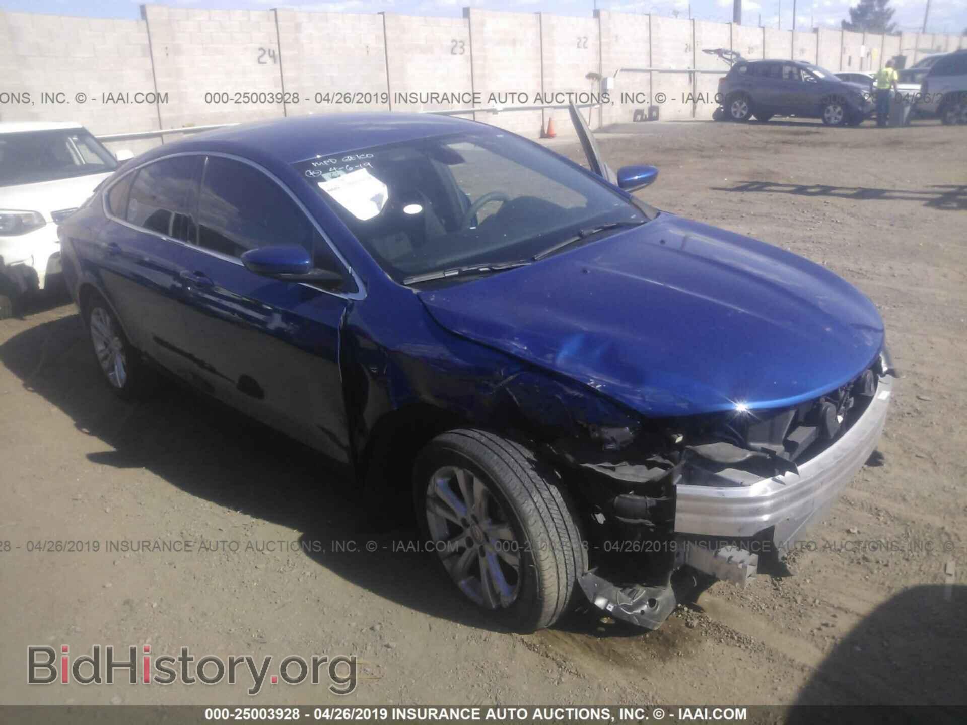 Фотография 1C3CCCAB7GN124936 - CHRYSLER 200 2016