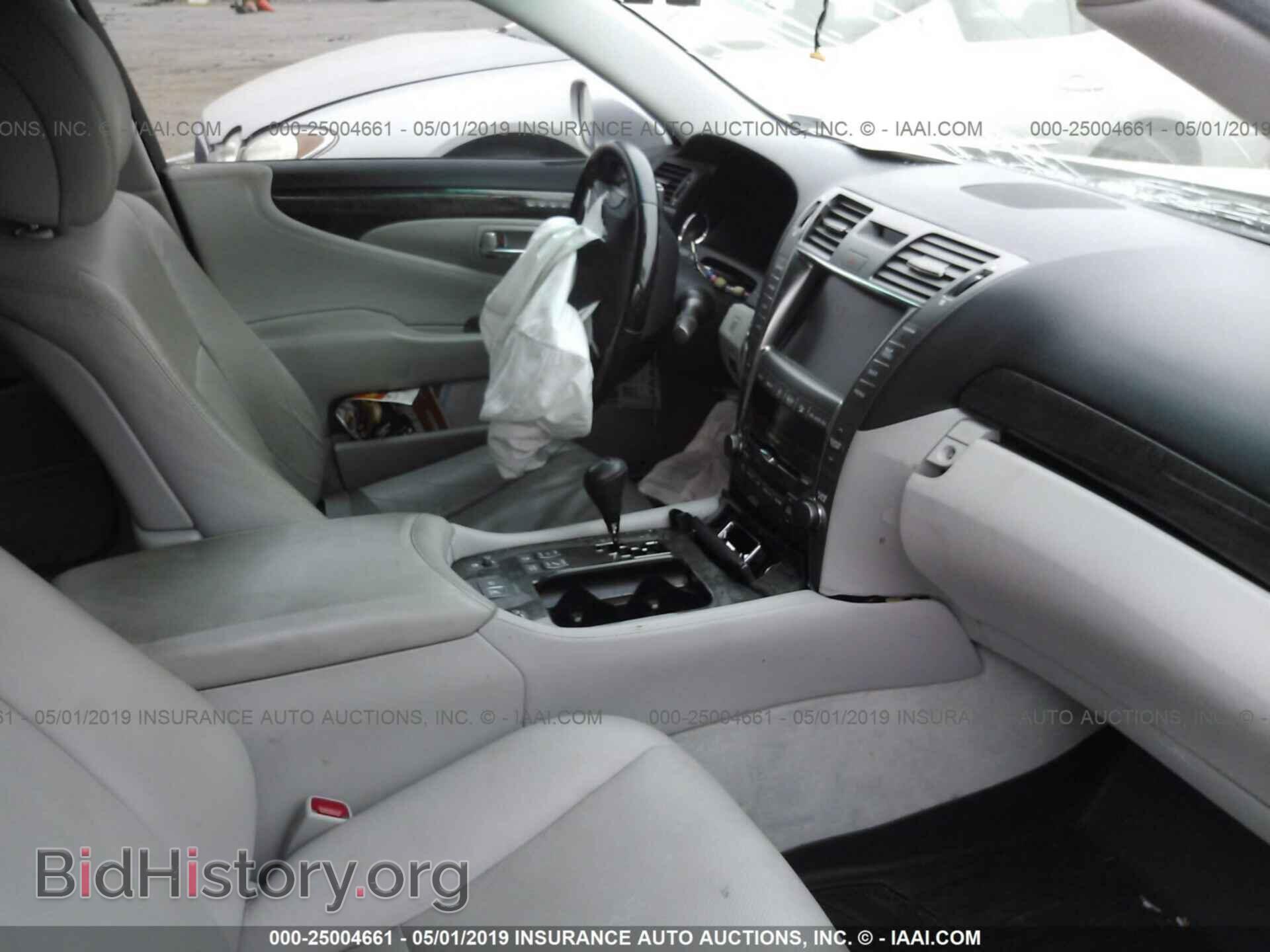 2009 LEXUS LS - VIN: JTHCL46F795000244 - Фото 5