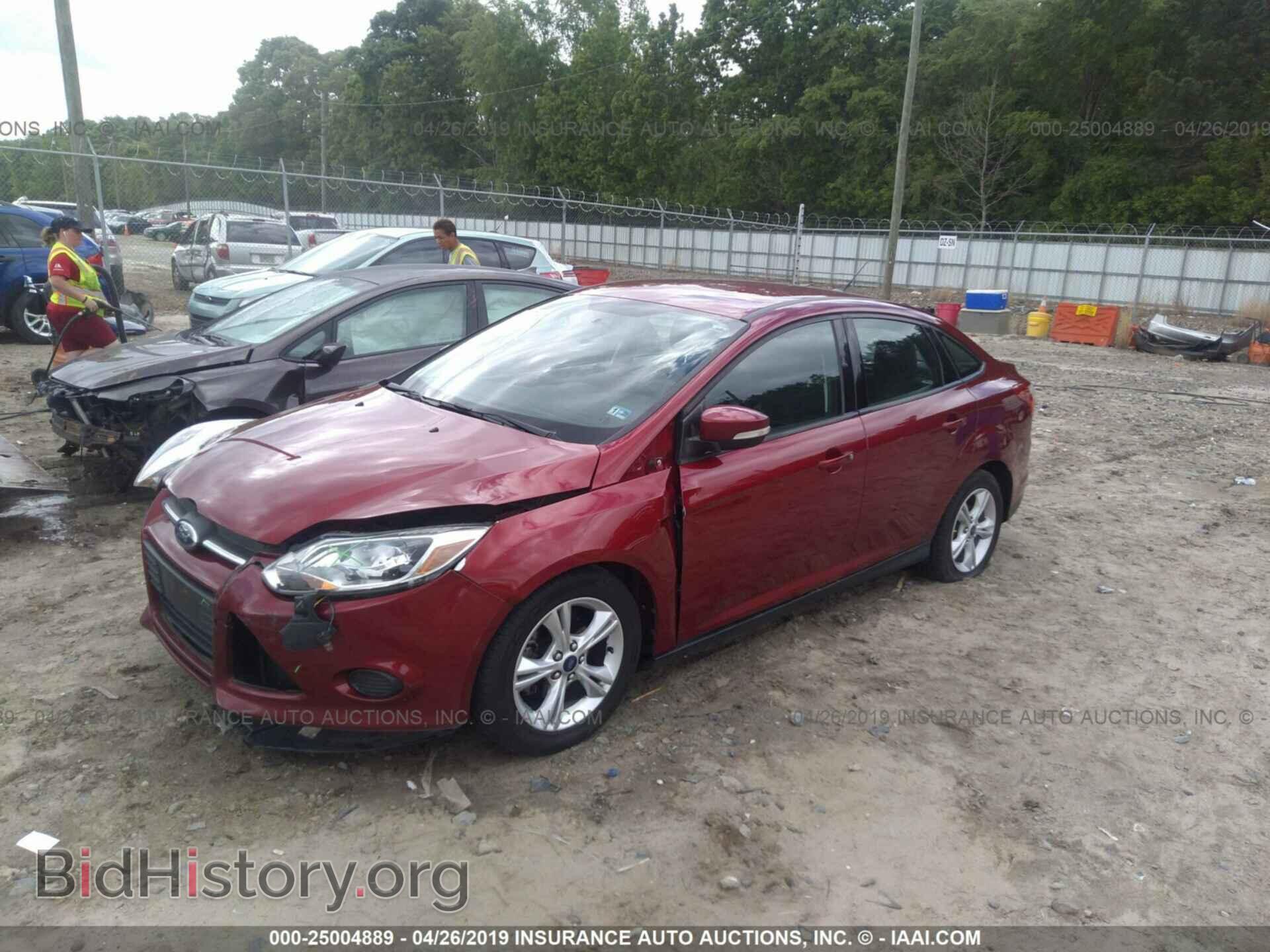 2014 FORD FOCUS - VIN: 1FADP3F28EL437179 - Фото 2