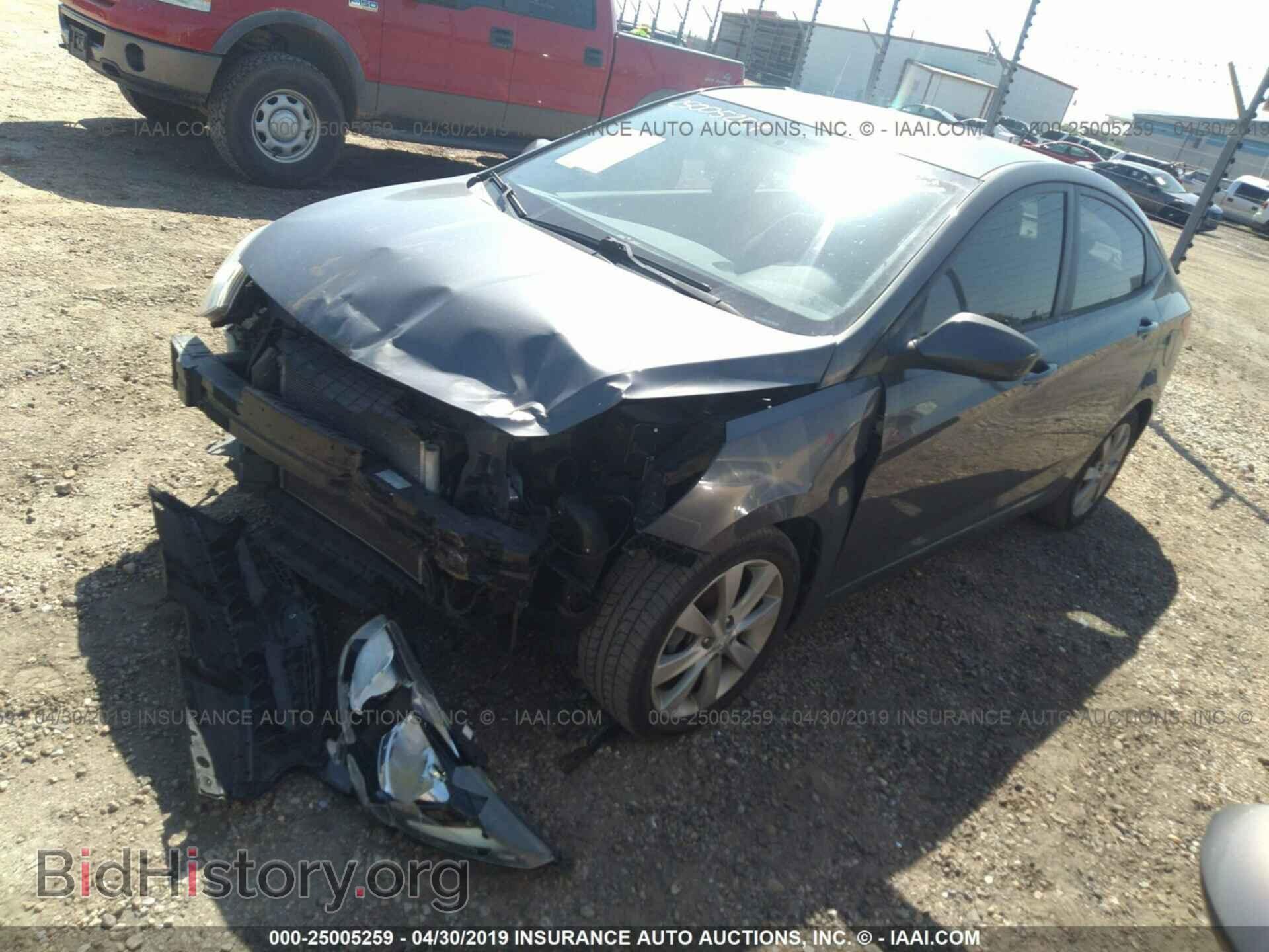 2012 HYUNDAI ACCENT - VIN: KMHCU4AE6CU163604 - Фото 2