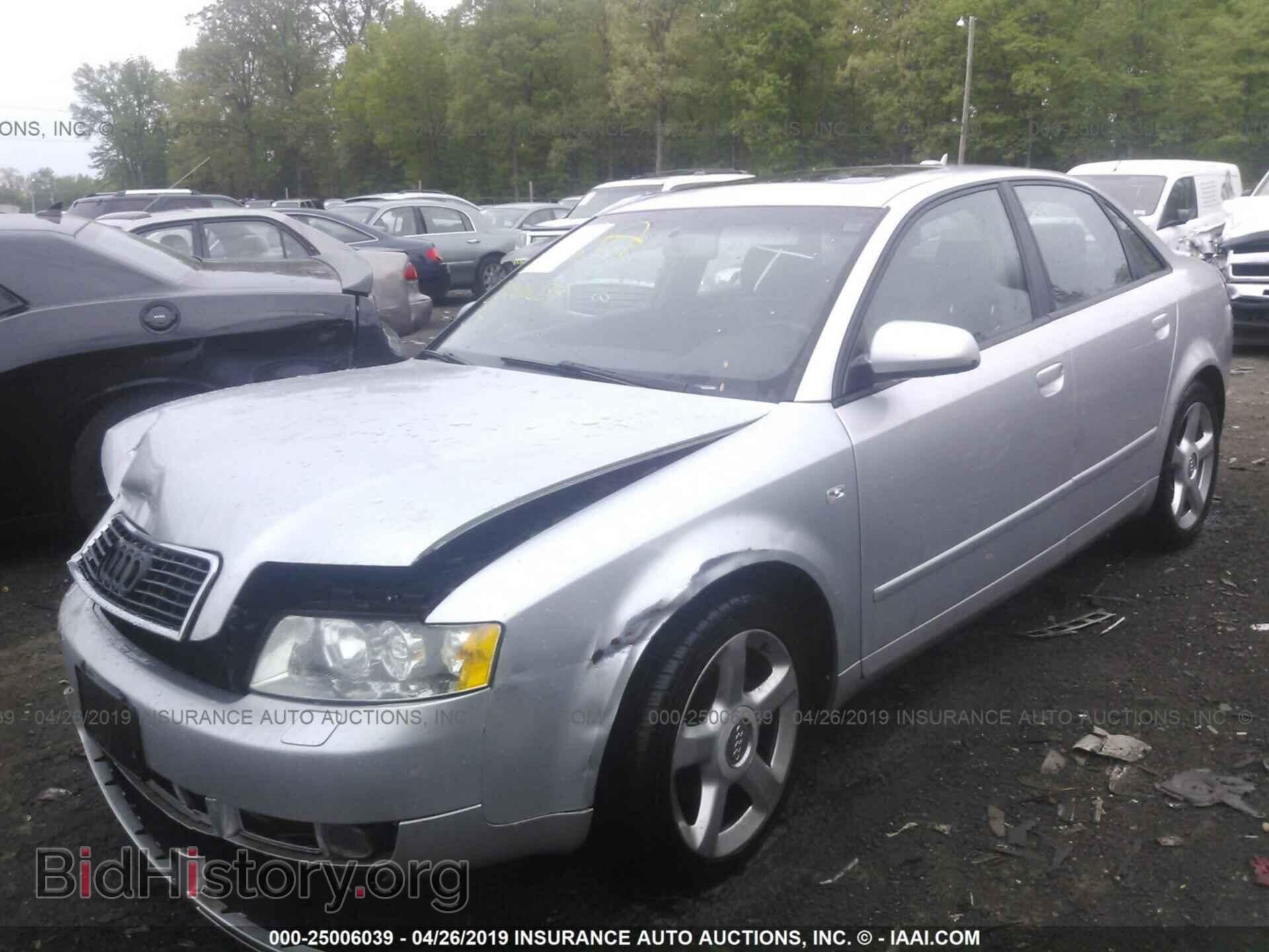 2005 AUDI A4 - VIN: WAULC68E55A115487 - Фото 2