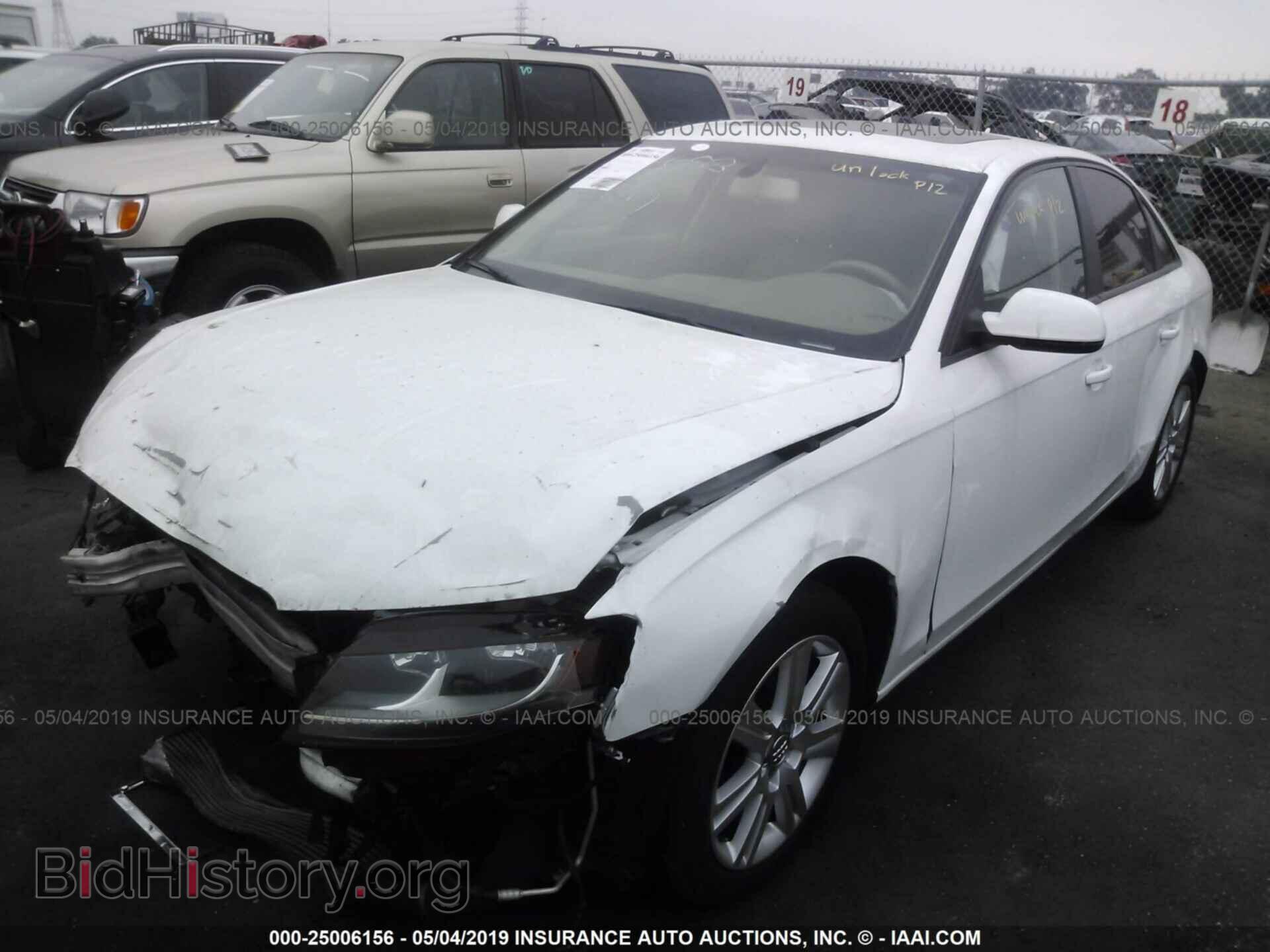 2012 AUDI A4 - VIN: WAUBFAFL7CN005585 - Photo 2