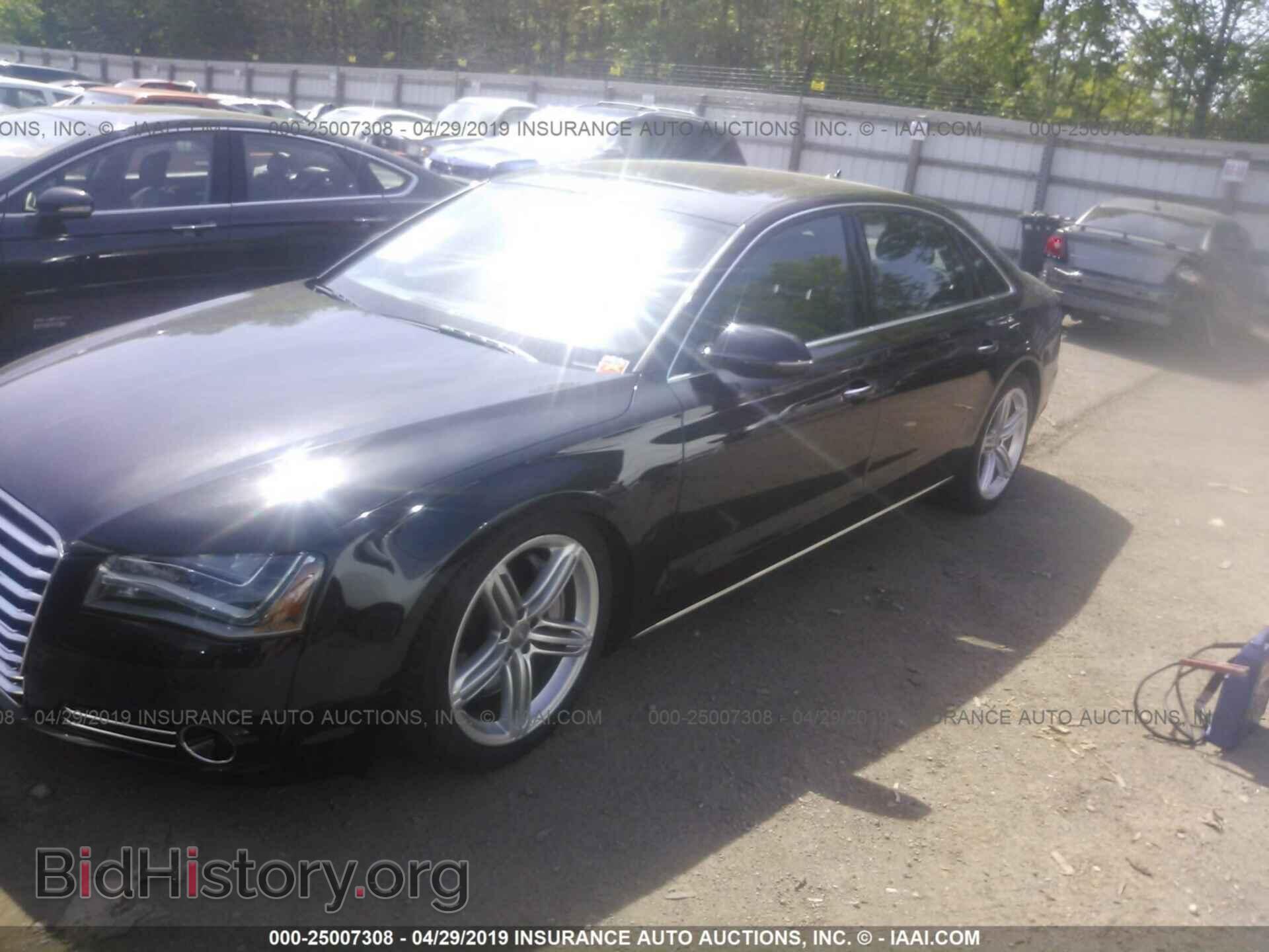 2013 AUDI A8 - VIN: WAUR2AFD2DN009225 - Фото 2