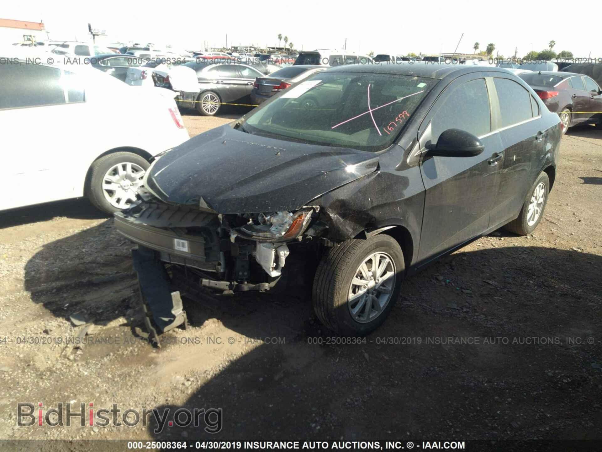2017 CHEVROLET SONIC - VIN: 1G1JD5SHXH4167598 - Фото 2