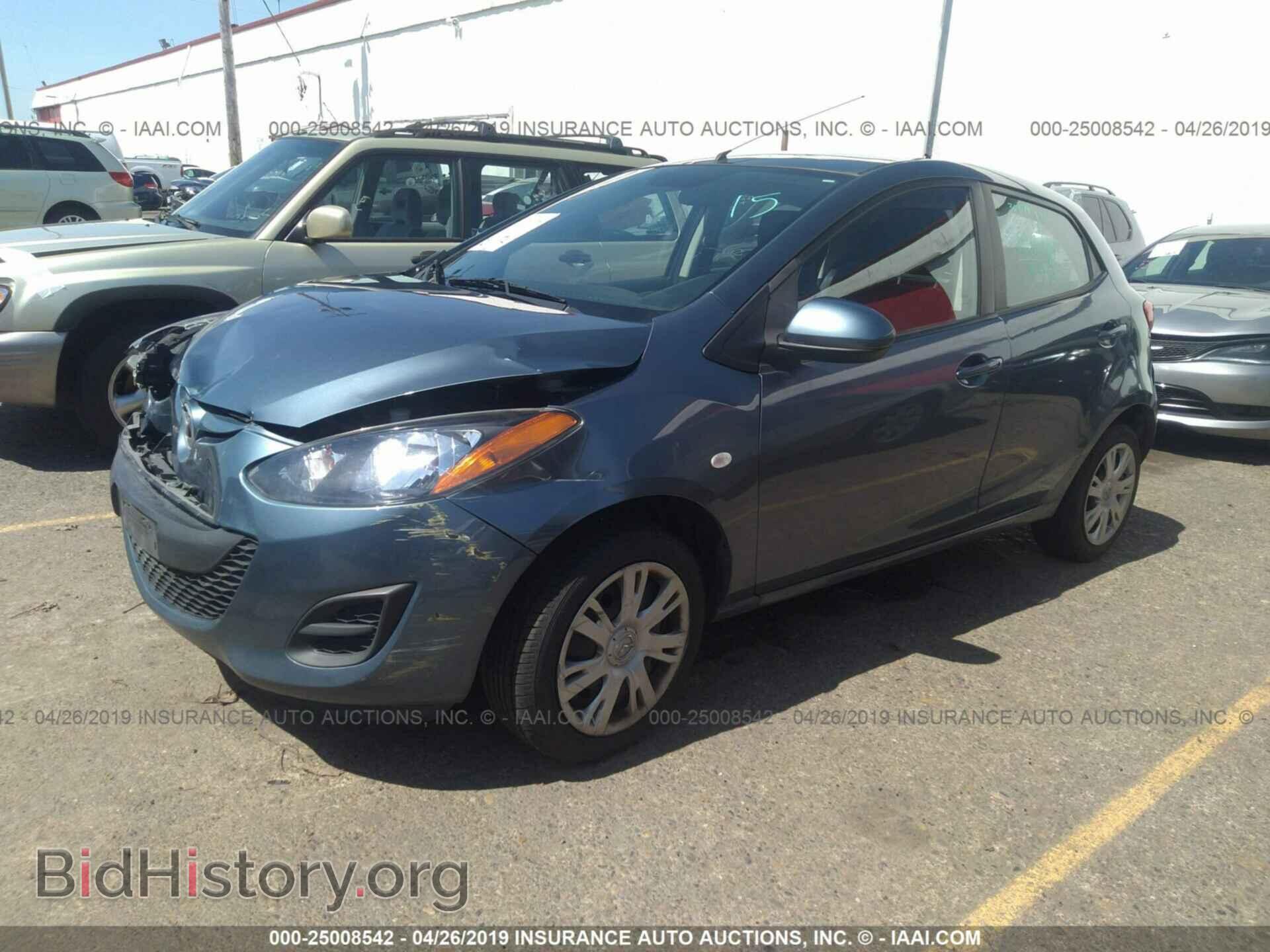 2014 MAZDA MAZDA2 - VIN: JM1DE1KZ2E0186684 - Фото 2