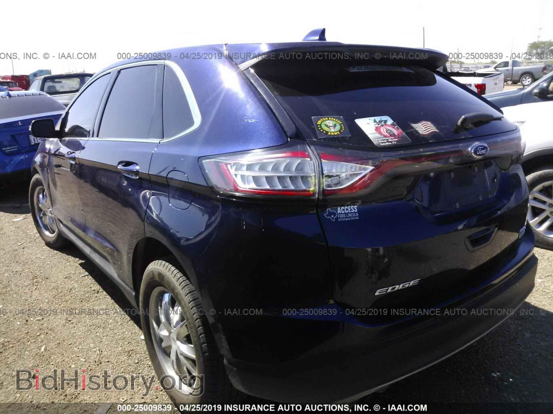 2016 FORD EDGE - VIN: 2FMPK3J9XGBC17339 - Фото 3