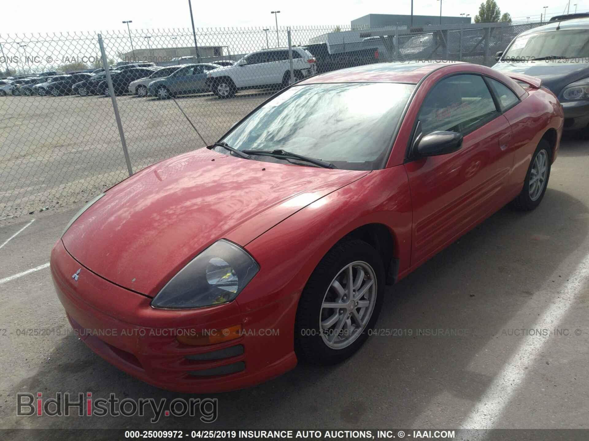 2002 MITSUBISHI ECLIPSE - VIN: 4A3AC44G72E061505 - Фото 2