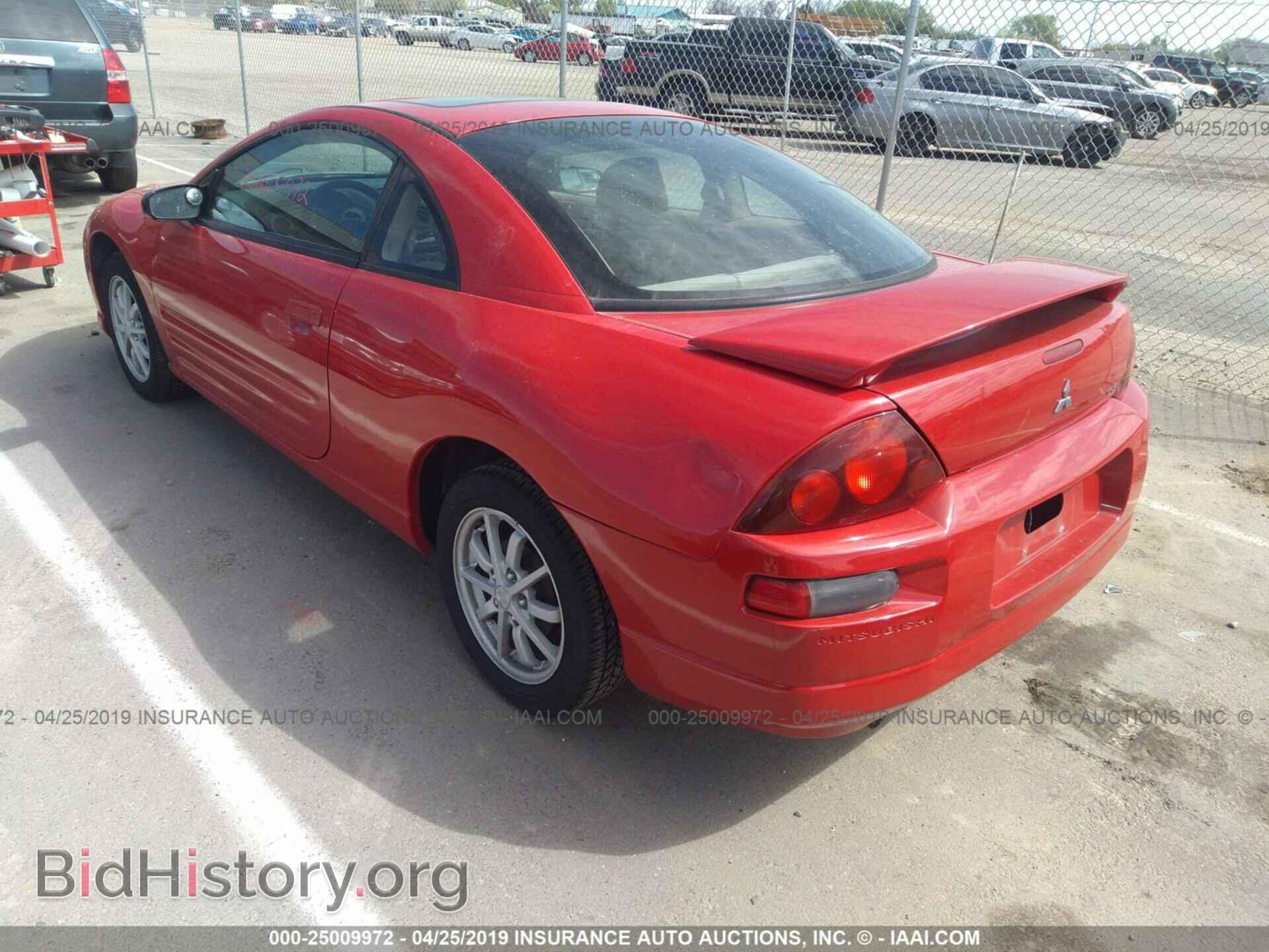 2002 MITSUBISHI ECLIPSE - VIN: 4A3AC44G72E061505 - Фото 3