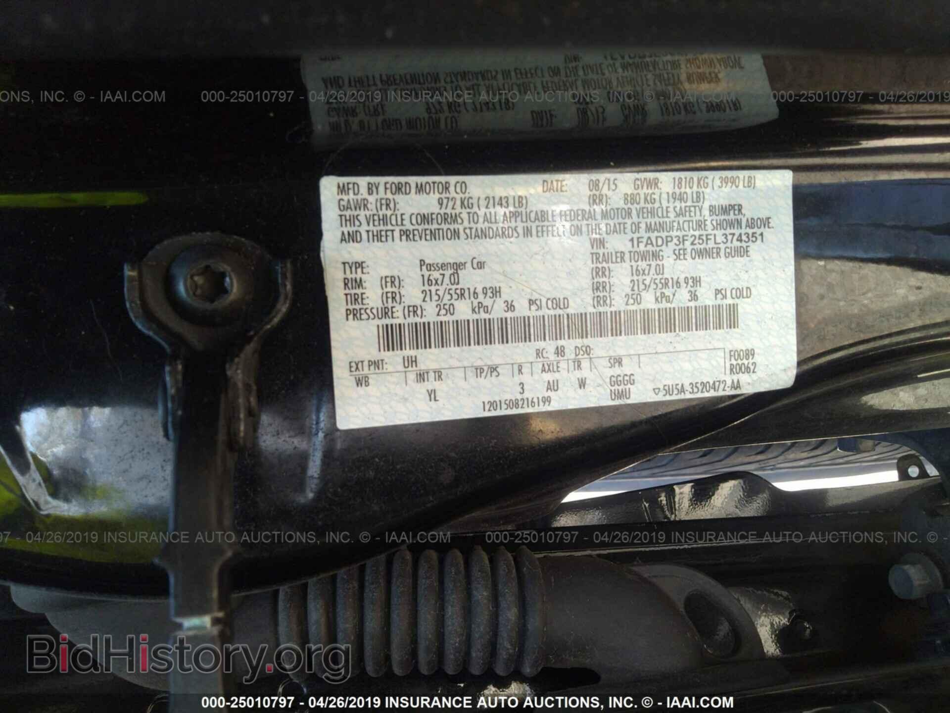 2015 FORD FOCUS - VIN: 1FADP3F25FL374351 - Photo 9