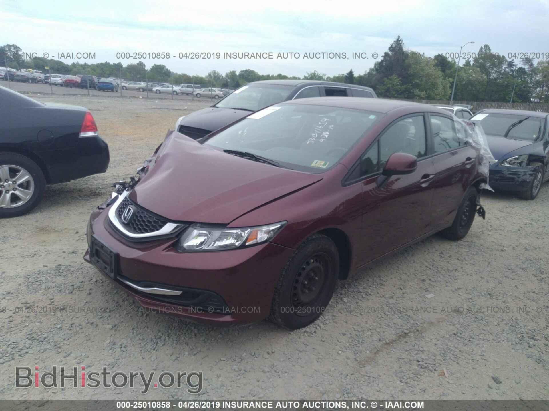 2013 HONDA CIVIC - VIN: 2HGFB2F5XDH578614 - Фото 2