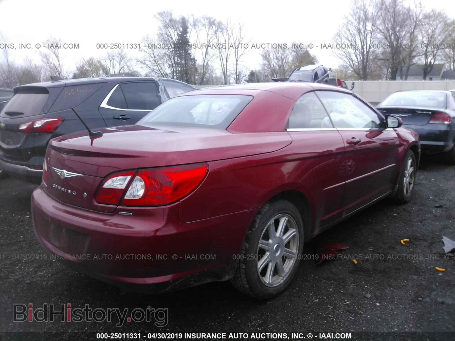 2008 CHRYSLER SEBRING - VIN: 1C3LC55R38N214640 - Фото 4