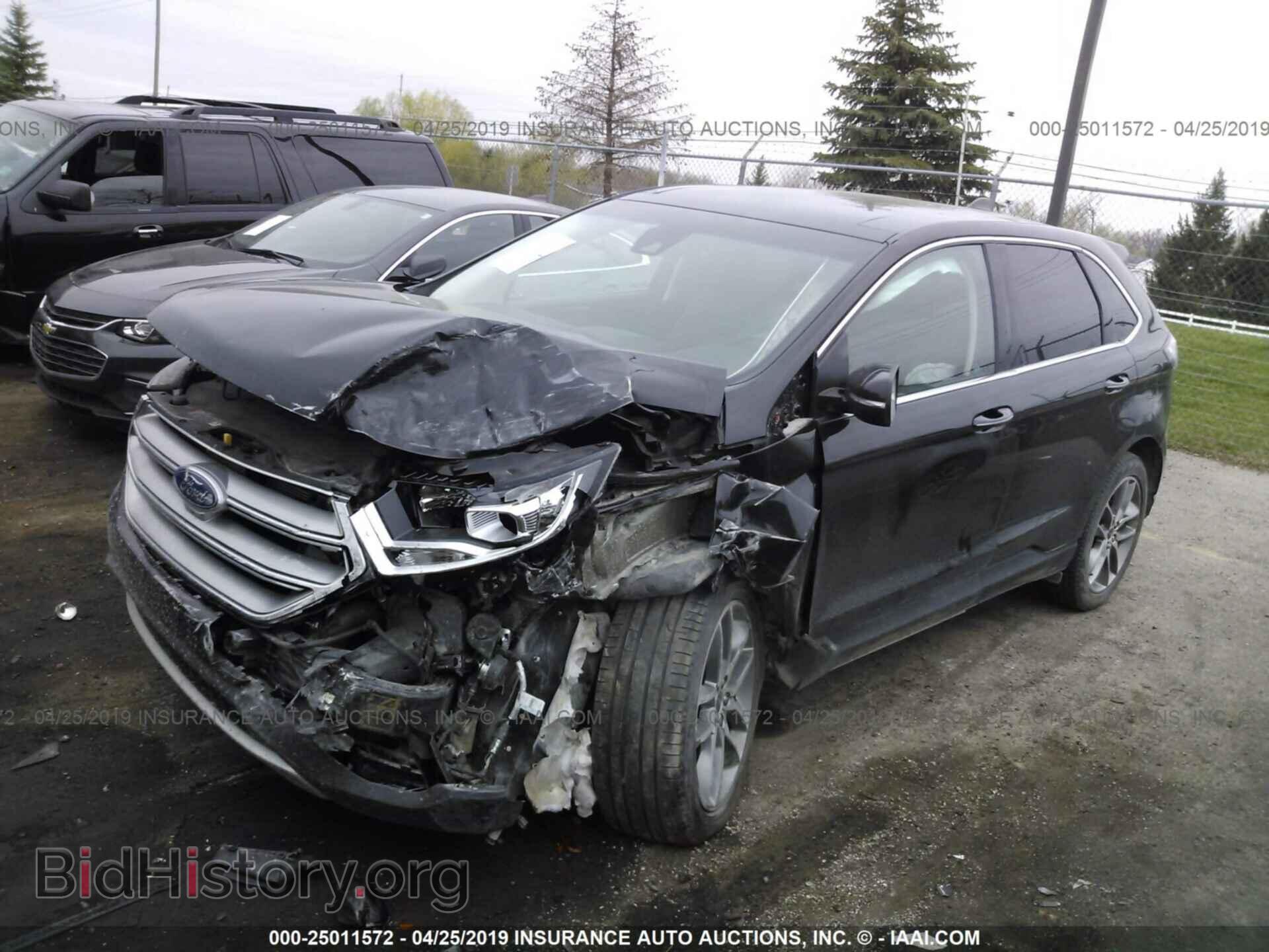2015 FORD EDGE - VIN: 2FMPK4K99FBC11146 - Фото 2