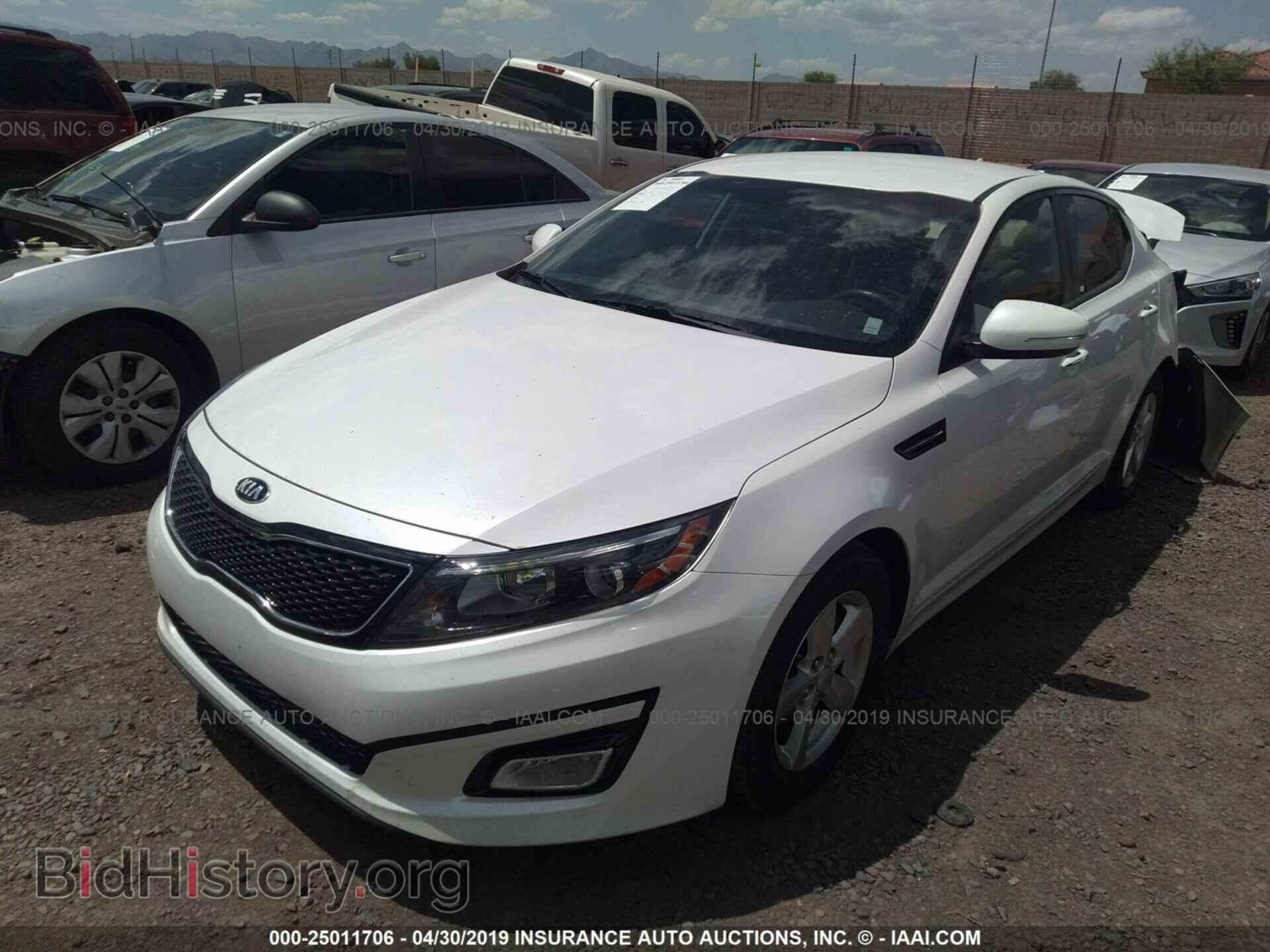 2015 KIA OPTIMA - VIN: KNAGM4A77F5660843 - Photo 2