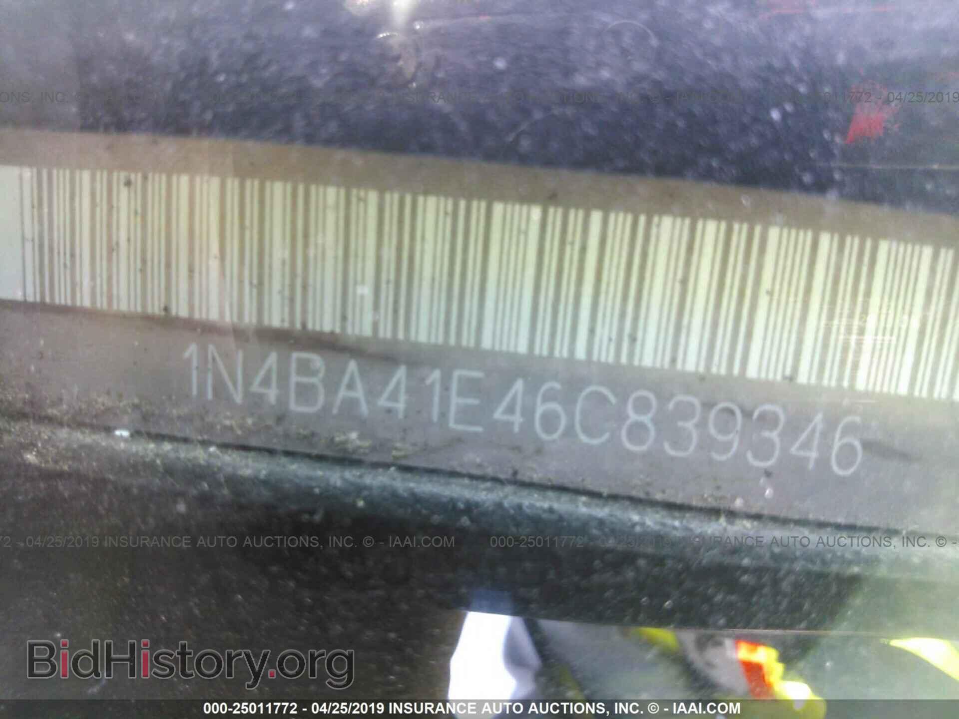 2006 NISSAN MAXIMA - VIN: 1N4BA41E46C839346 - Фото 9