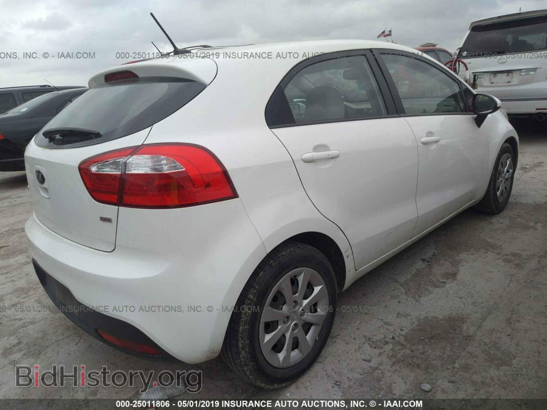 2013 KIA RIO - VIN: KNADM5A35D6176750 - Фото 4