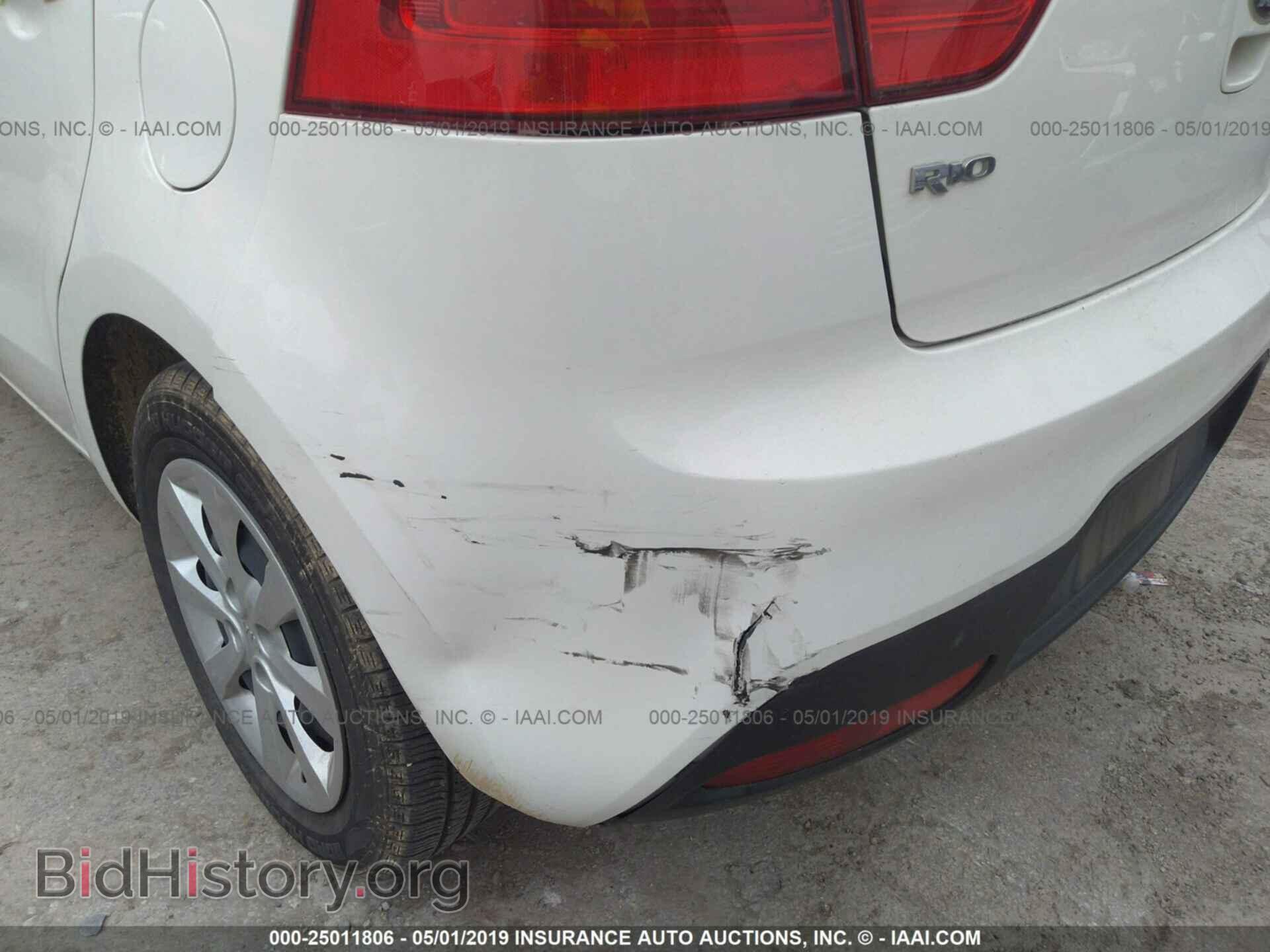 2013 KIA RIO - VIN: KNADM5A35D6176750 - Фото 6