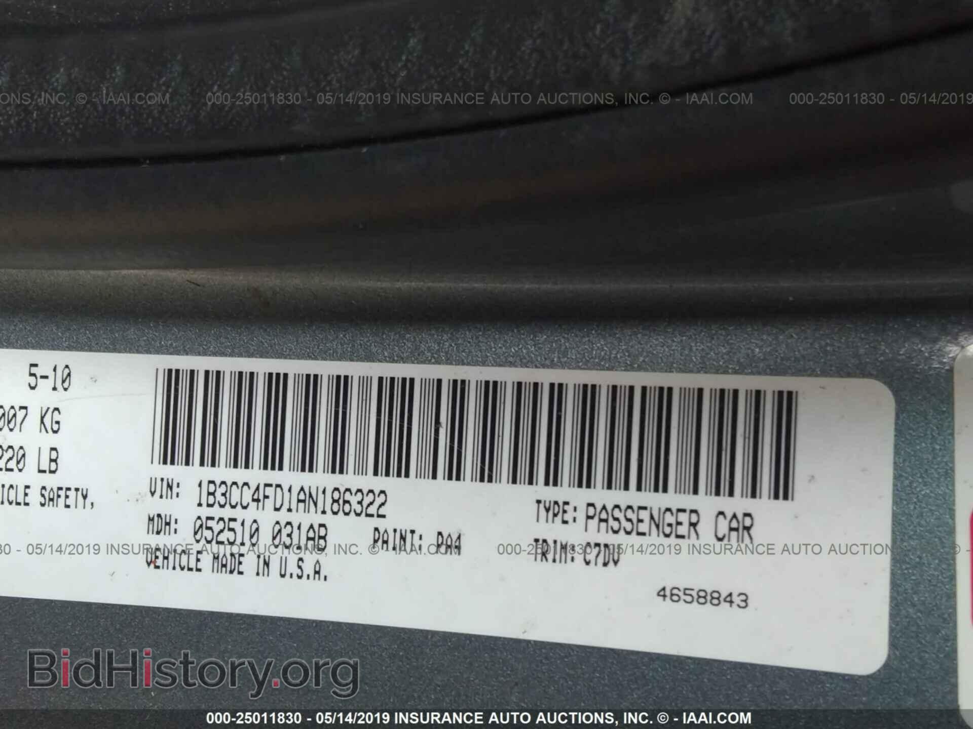 2010 DODGE AVENGER - VIN: 1B3CC4FD1AN186322 - Photo 9