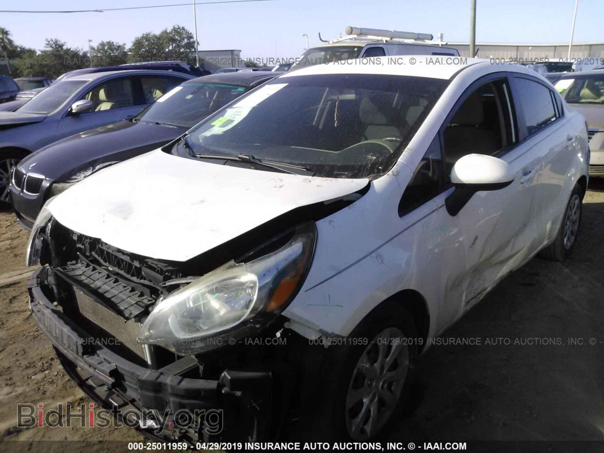 2014 KIA RIO - VIN: KNADM4A34E6328576 - Фото 2