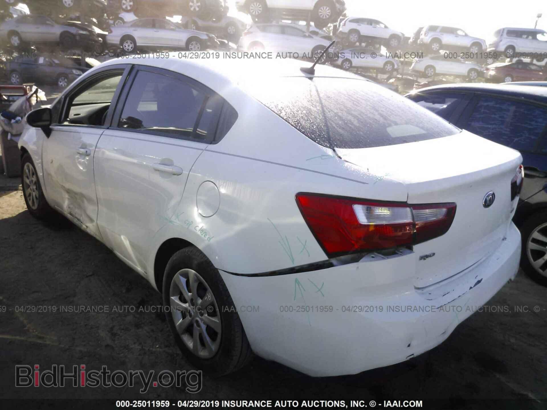 2014 KIA RIO - VIN: KNADM4A34E6328576 - Фото 3