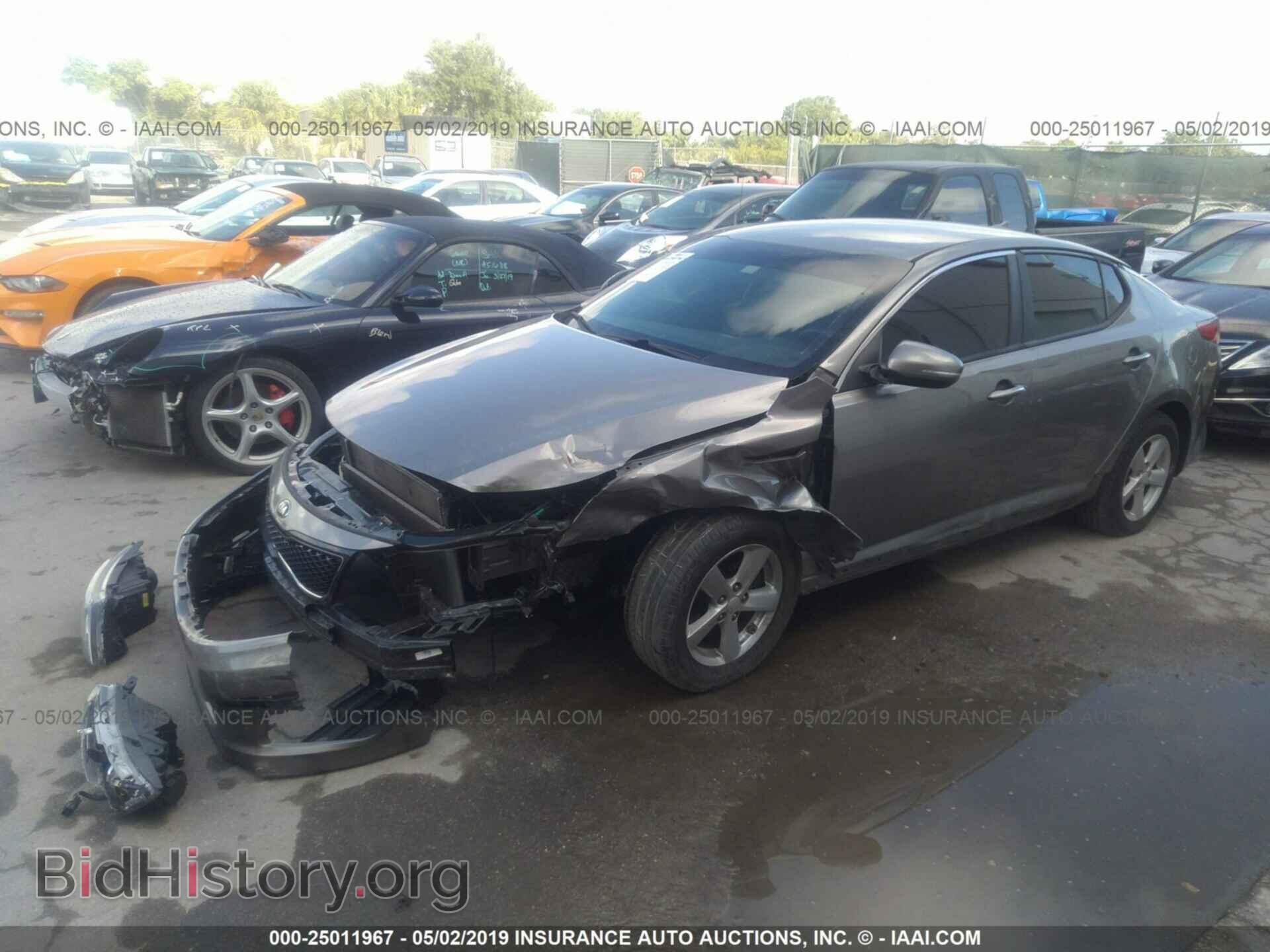 2015 KIA OPTIMA - VIN: 5XXGM4A71FG455744 - Photo 2