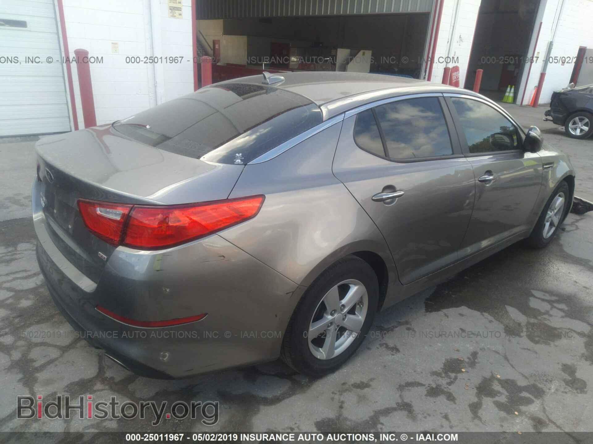 2015 KIA OPTIMA - VIN: 5XXGM4A71FG455744 - Photo 4