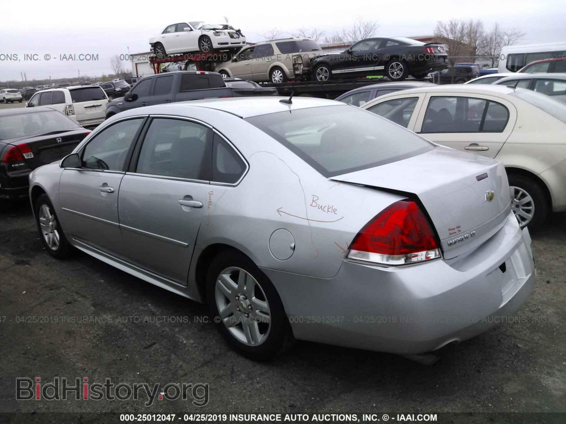 2012 CHEVROLET IMPALA - VIN: 2G1WG5E33C1282982 - Фото 3