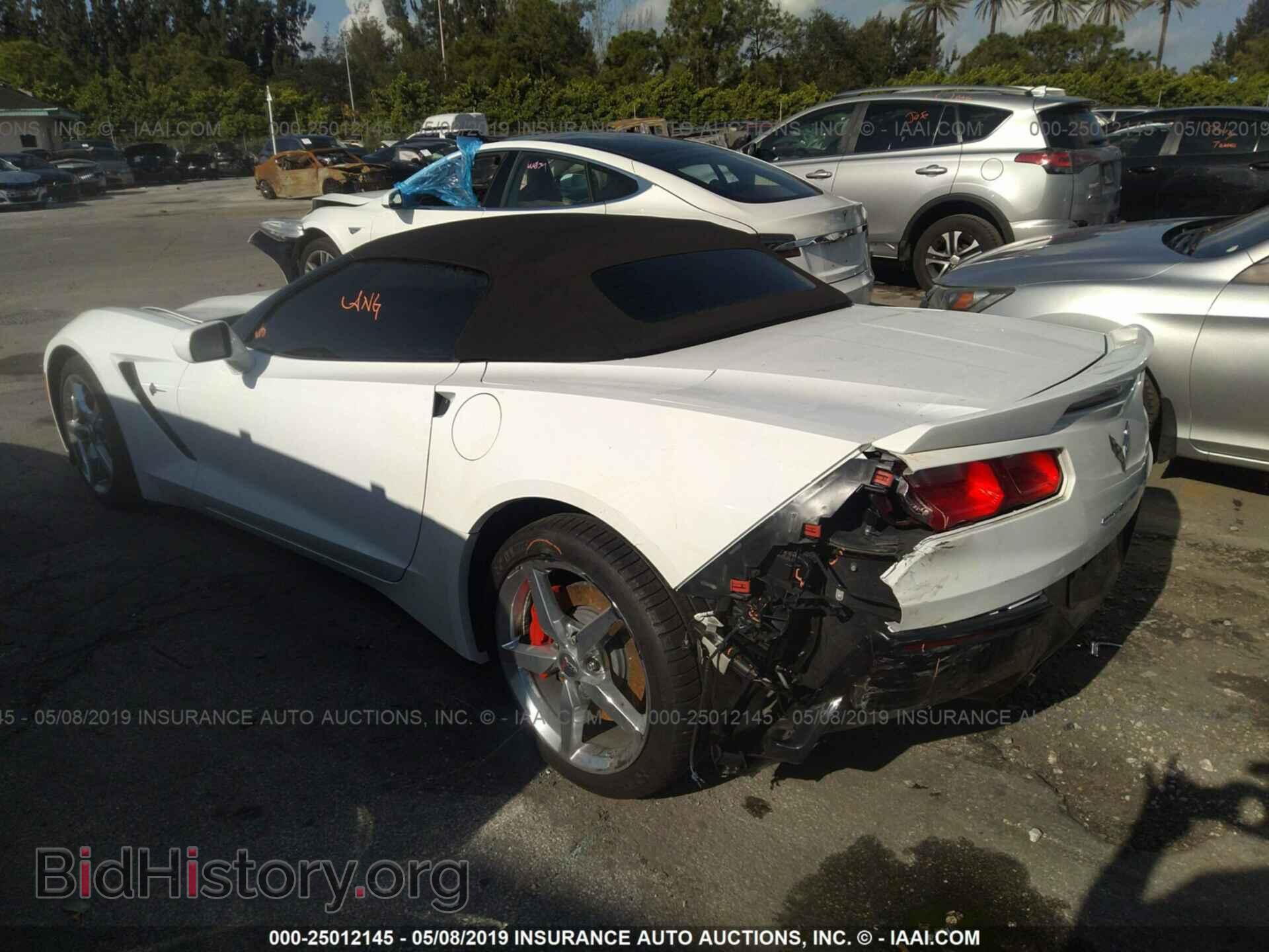 2014 CHEVROLET CORVETTE - VIN: 1G1YF3D79E5125351 - Фото 3